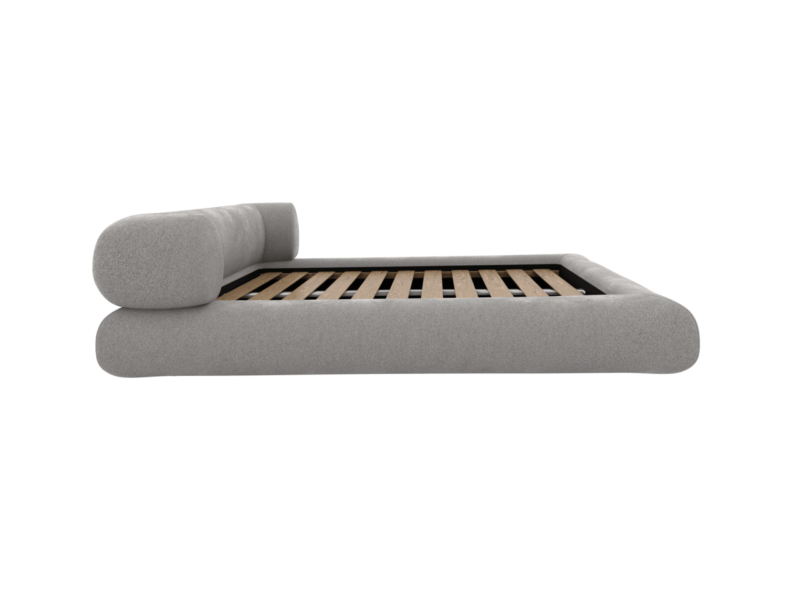 Frankie Bed Toorak Pebble King color Toorak Pebble