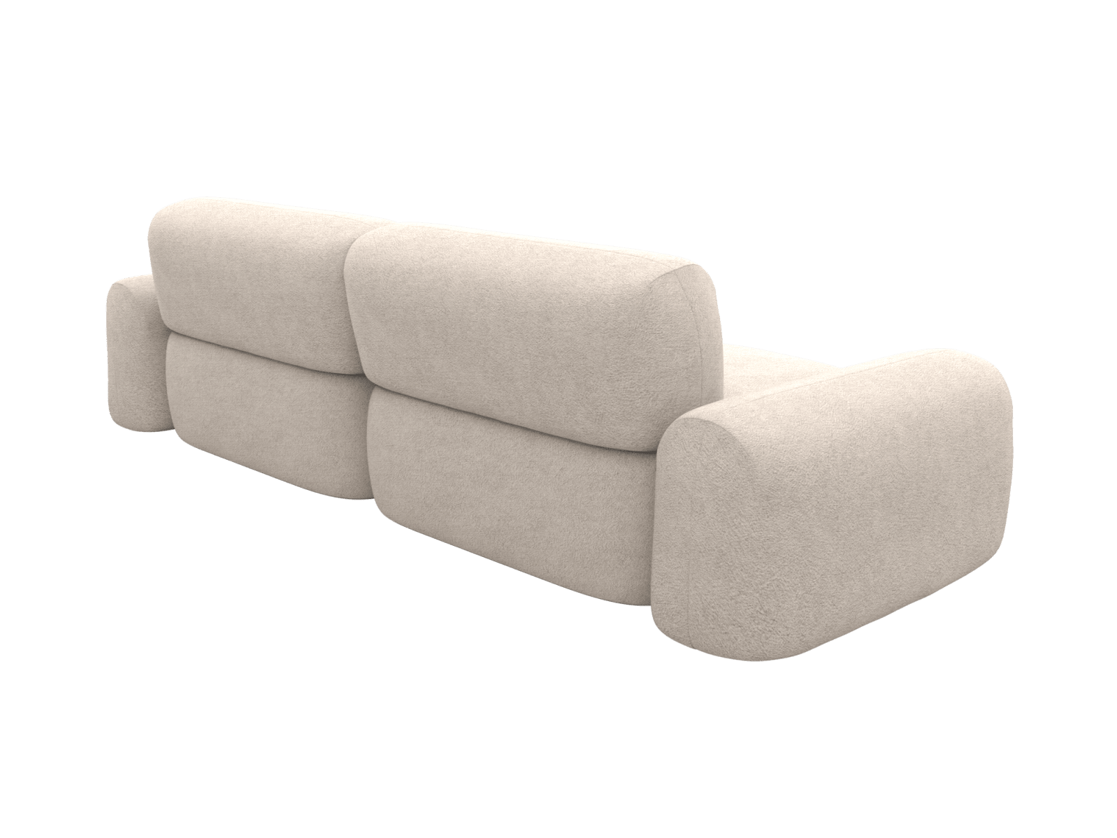 Beckett Noa Desert Modular Sofa - 2 Seater color Noa Desert
