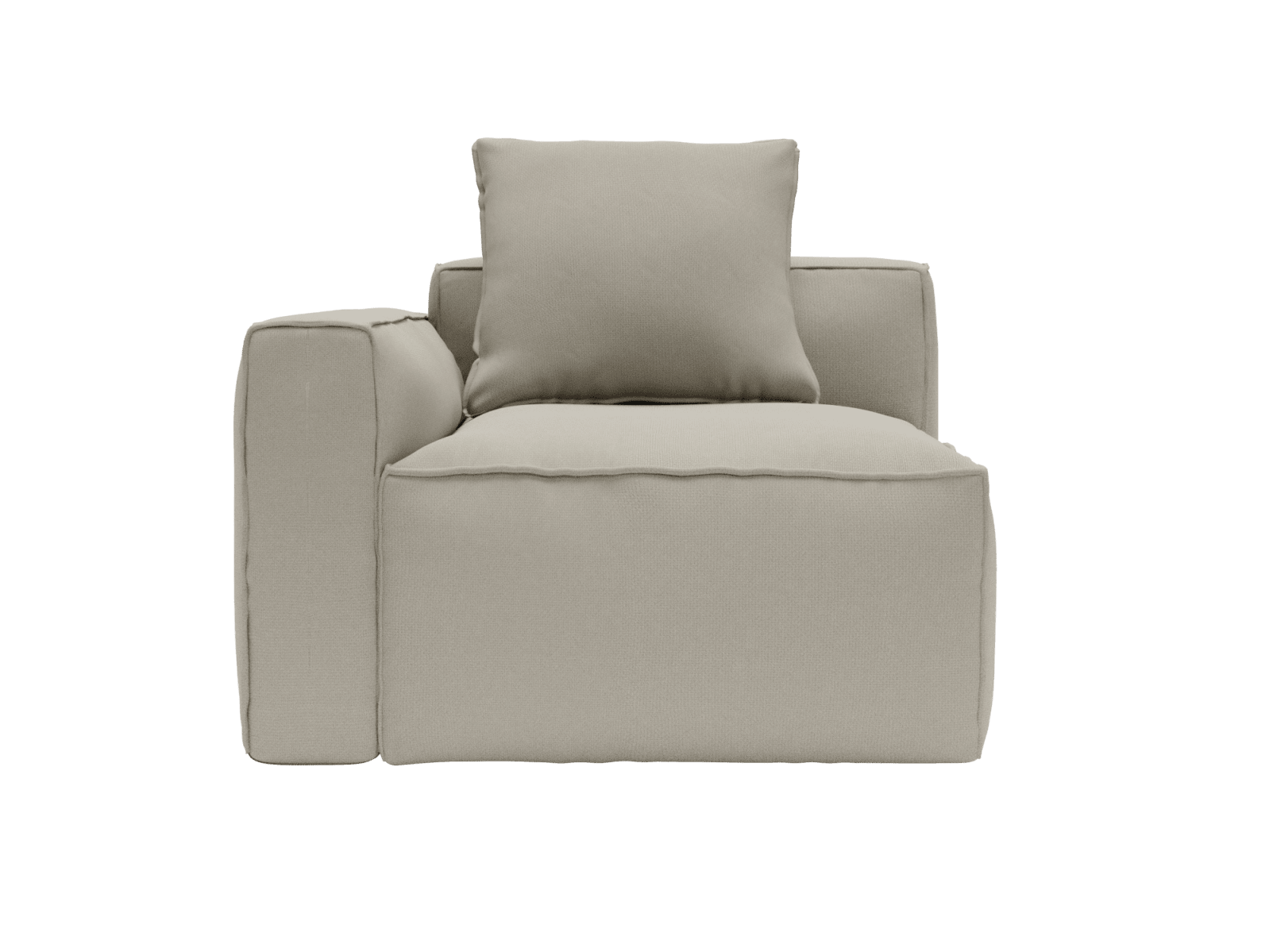 Riley Apt Plaza Natural Slip Cover color Plaza Natural