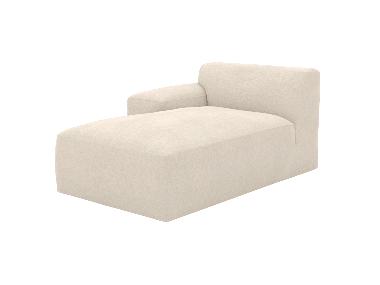 Copenhagen Tribute Shell Left Arm Facing Chaise Module color Tribute Shell