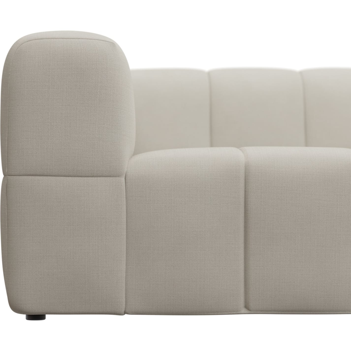 Lucello Toorak Pearl Modular Sofa with Ottoman - 5 Piece color Toorak Pearl