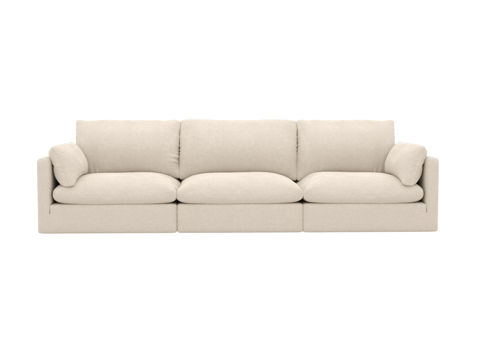 Willow Tribute Shell Modular Sofa - 3 Seater color Tribute Shell