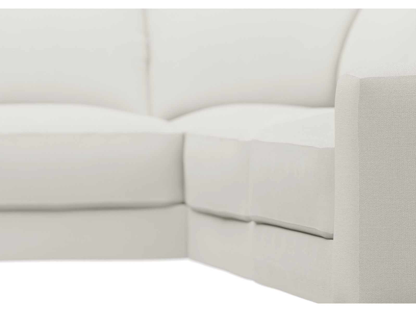 Monica Tribute Ice Corner Sofa - 5 Seater color Tribute Ice