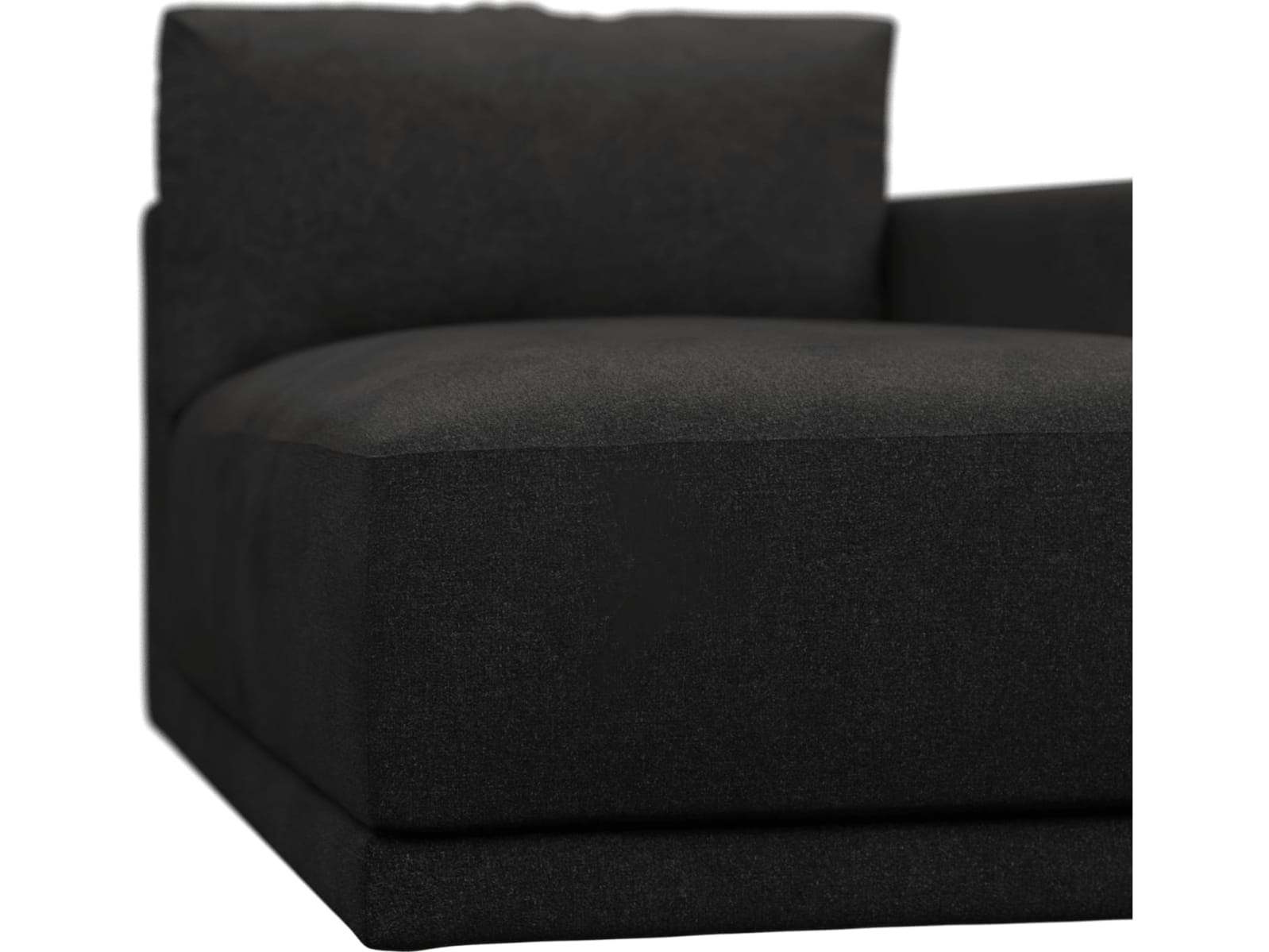 Haven California Charcoal Right Arm Facing Chaise Module color California Charcoal