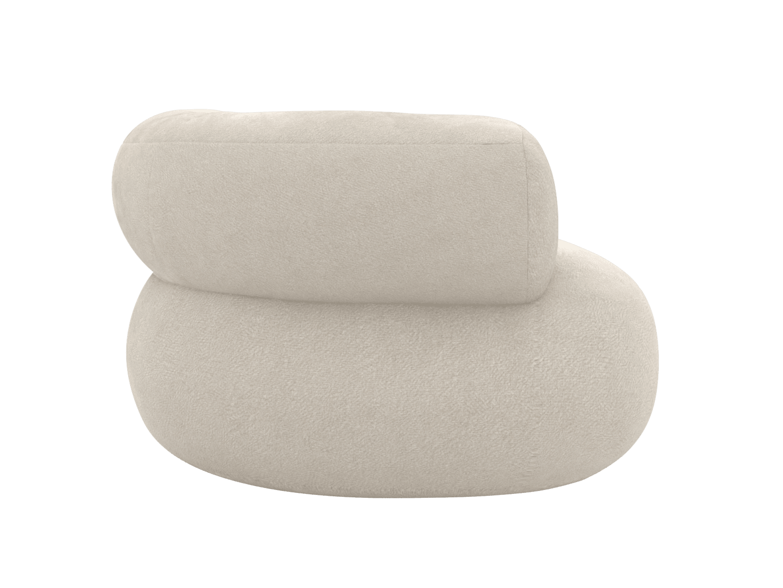Colette Muse Flax Sofa - 3 Seater color Muse Flax