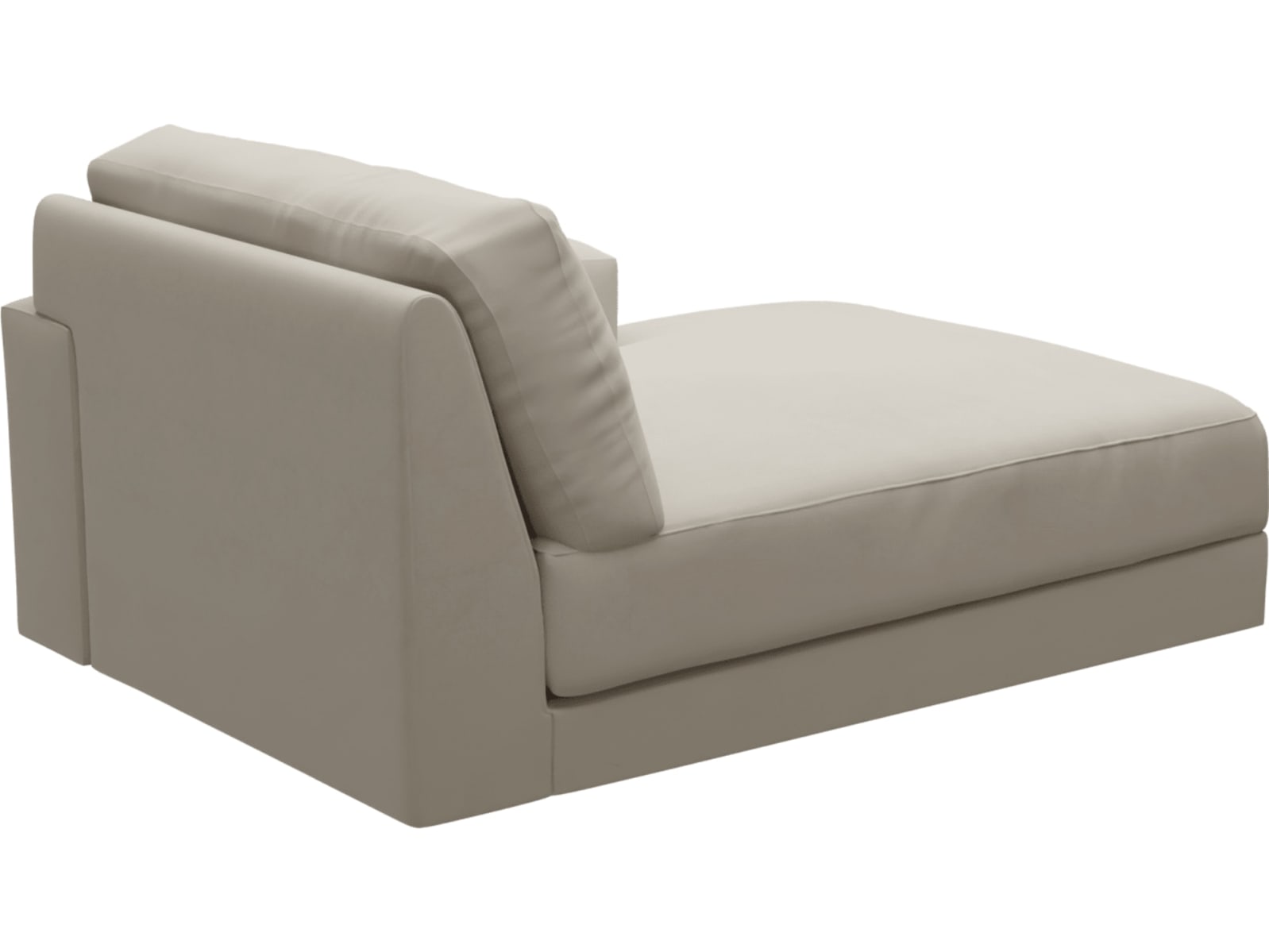 Monica Isla Sea Pearl Right Arm Facing Chaise Module color Isla Sea Pearl
