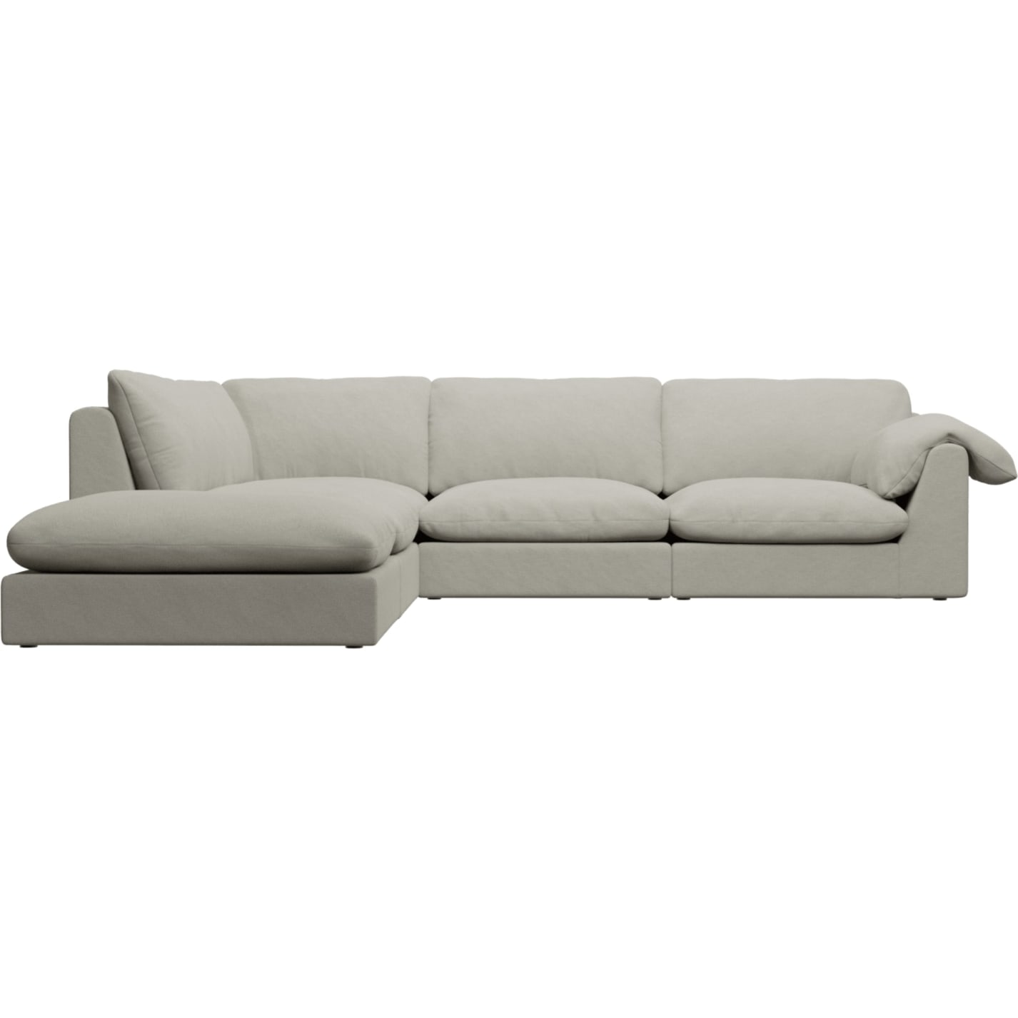 Ludlow California Ivory Sofa - 5 Seater LAF Terminal color California Ivory