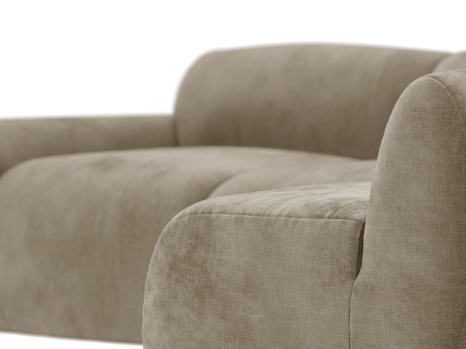 Malmo Tribute Walnut Sofa - 4 Seater RAF Terminal color Tribute Walnut