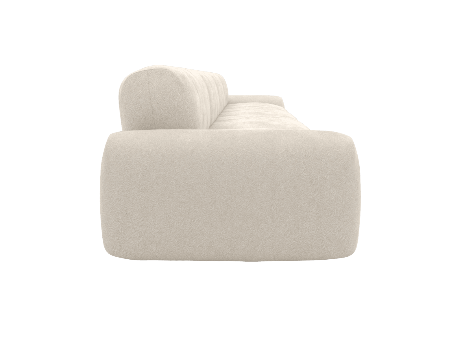 Beckett Muse Flax Modular Sofa - 4 Seater color Muse Flax