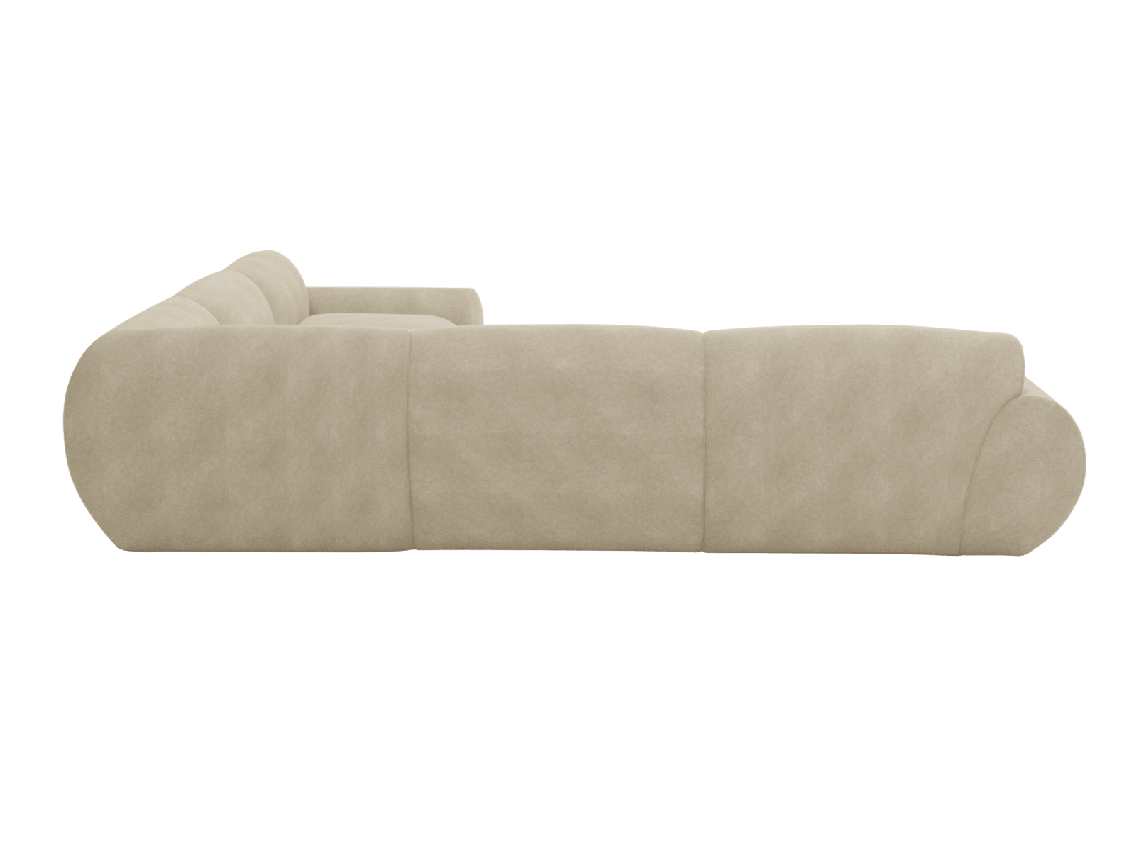 Malmo Avon Taupe Corner Sofa - 5 Seater color Avon Taupe