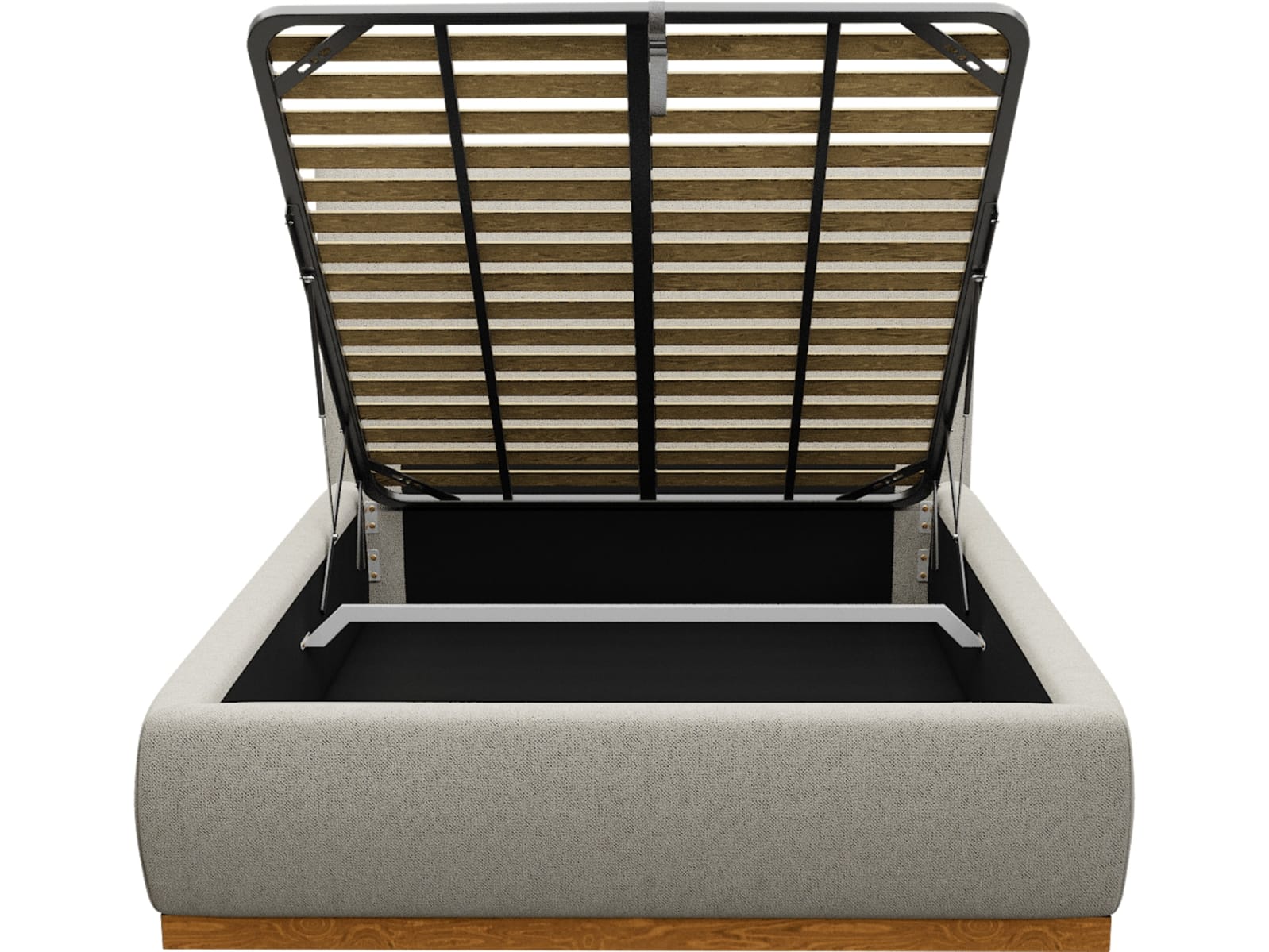 Haven Dark Gas Lift Bed Noa Desert color Noa Desert