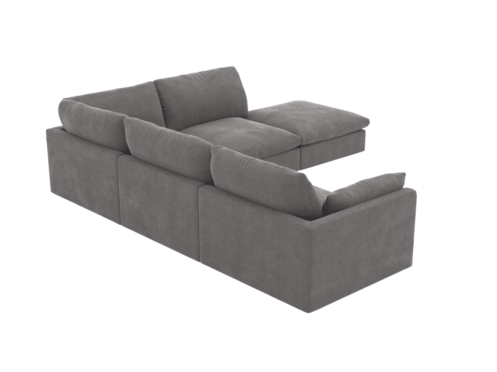 Willow Tribute Storm Modular Sofa - 5 Seater RAF Terminal color Tribute Storm