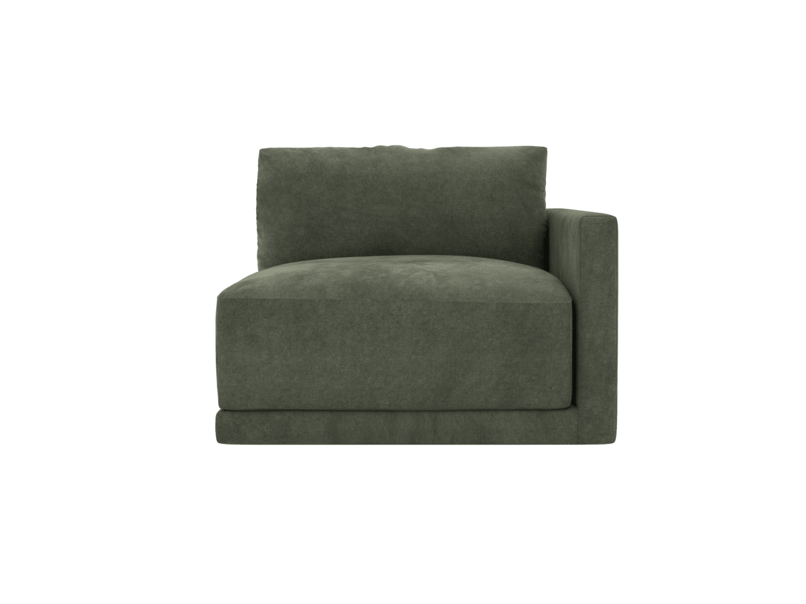Haven Muse Forest Right Arm Facing Sofa Module color Muse Forest