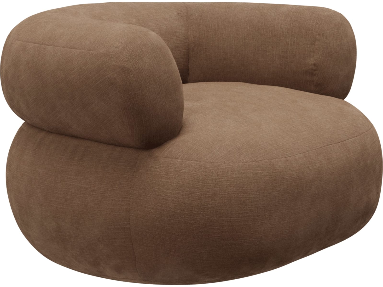 Colette Tribute Chestnut Swivel Armchair color Tribute Chestnut