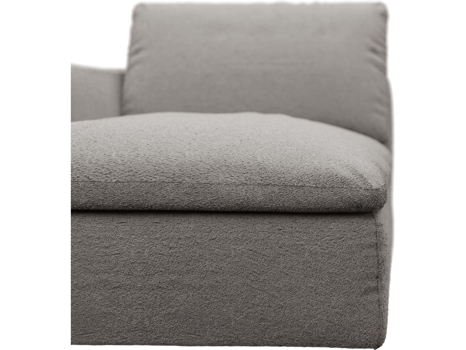 Cloud Deep Chaise Left Module Boucle Pumice color Boucle Pumice