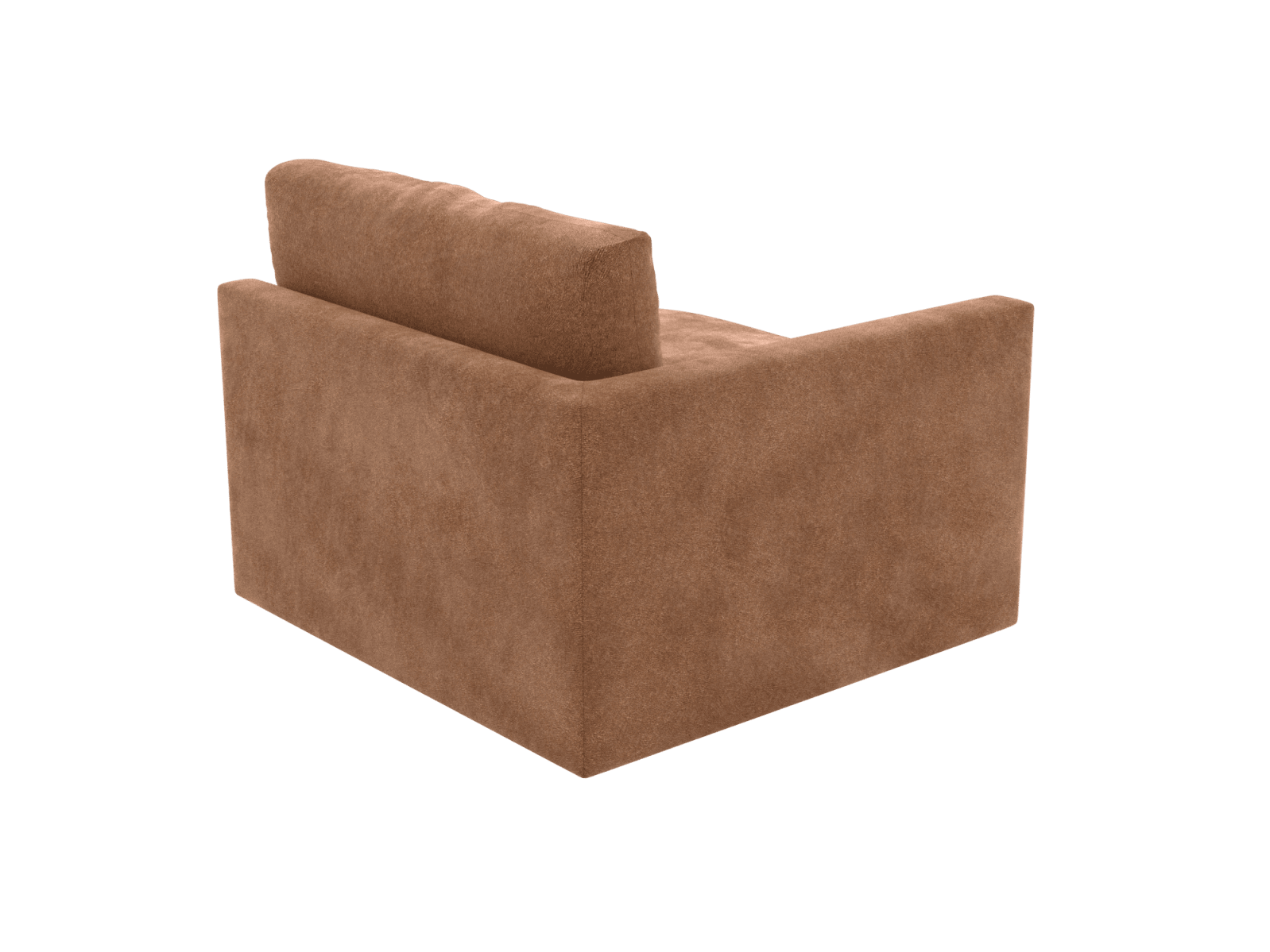 Haven Tribute Chestnut Left Arm Facing Sofa Module color Tribute Chestnut