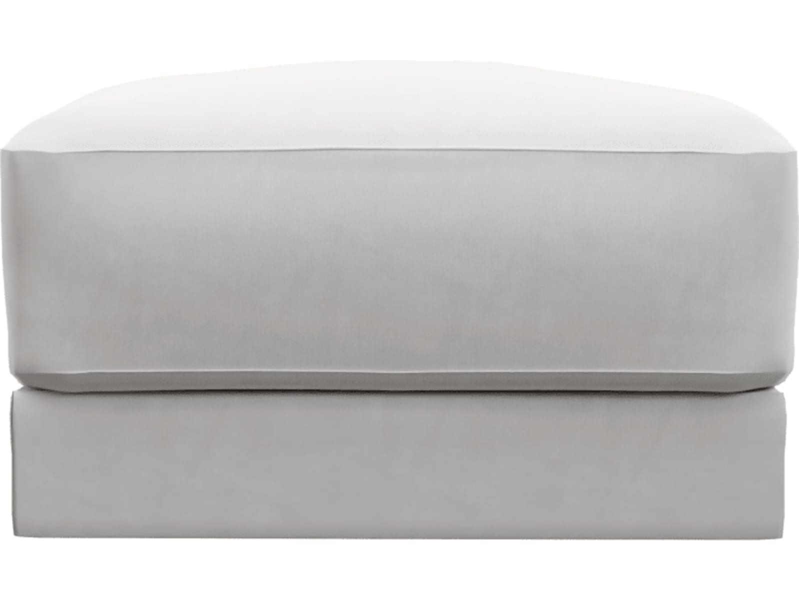 Monica Muse Frost Ottoman color Muse Frost