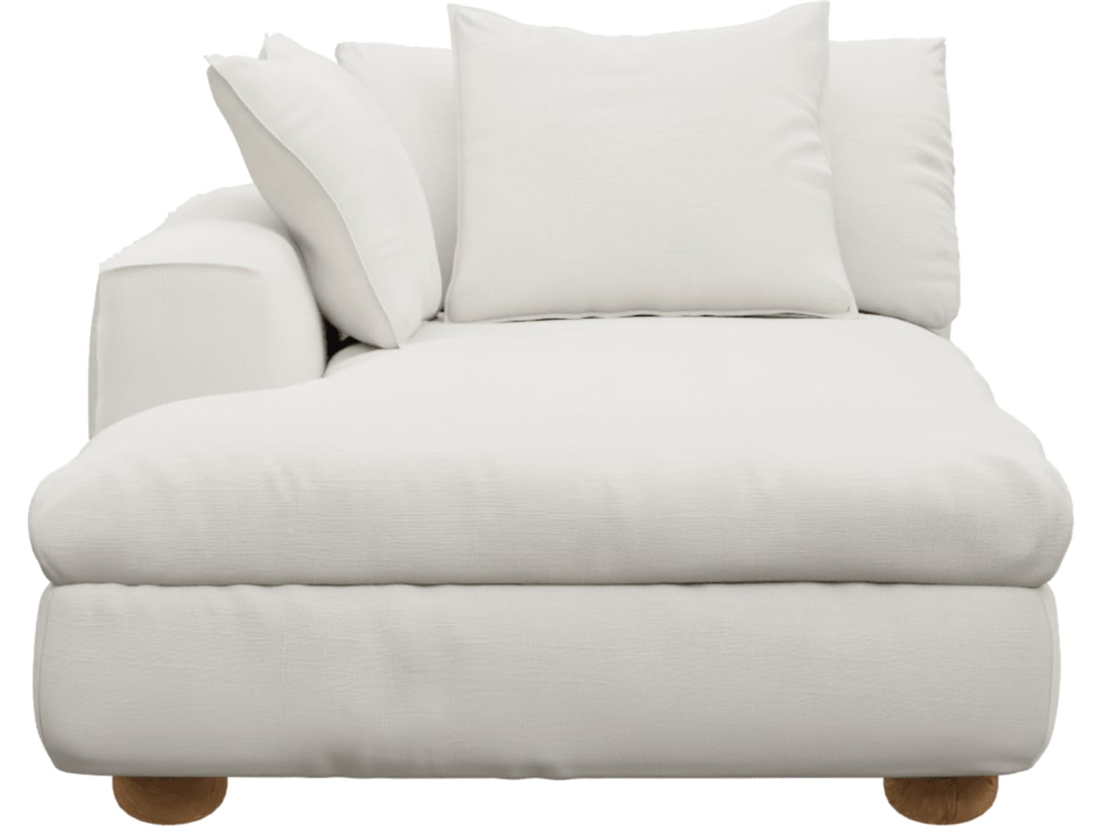 Tully Tribute Ice Chaise Left Arm Facing Module color Tribute Ice