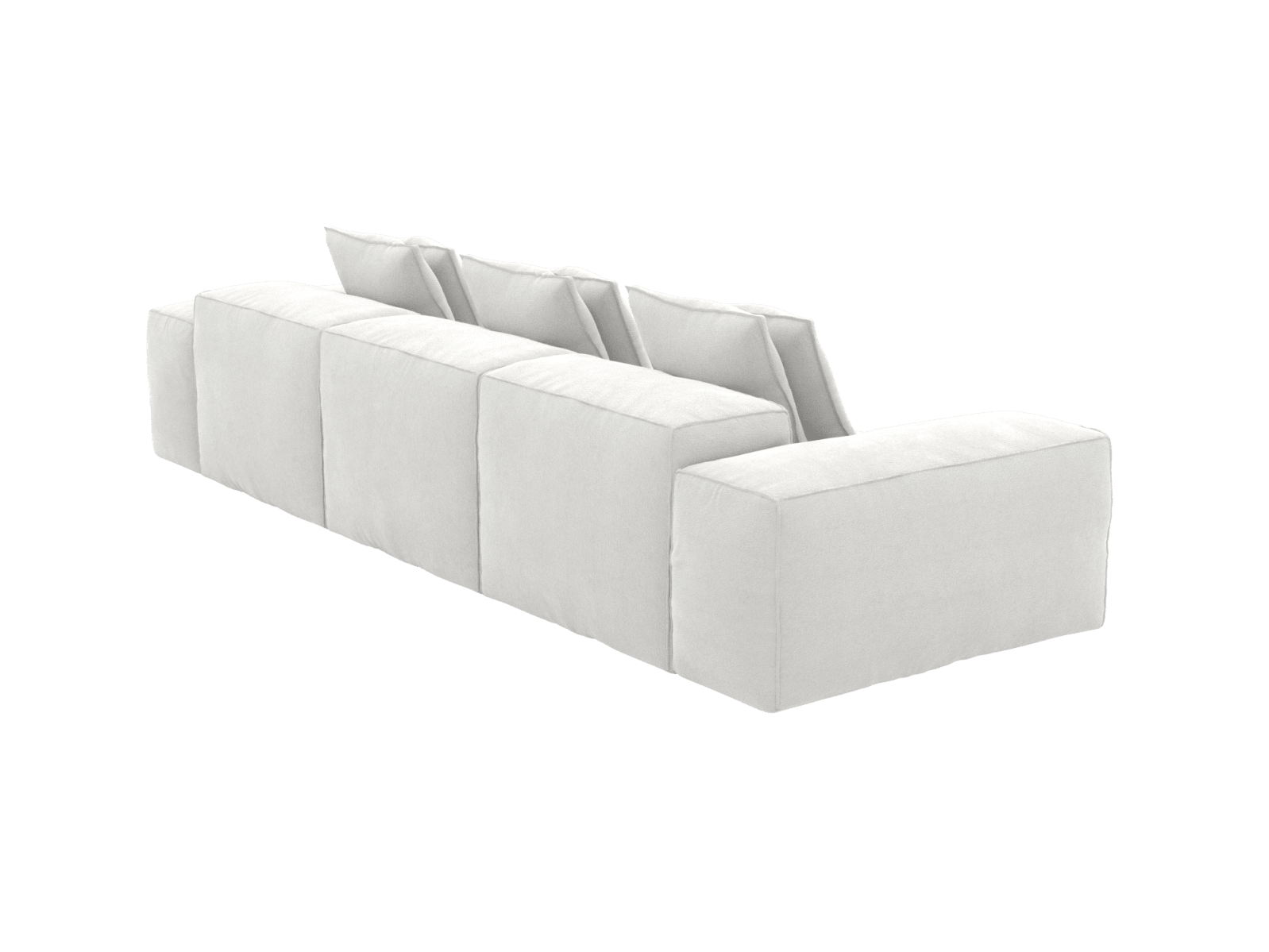 Riley Muse Frost 3 Seater Modular Sofa color Muse Frost