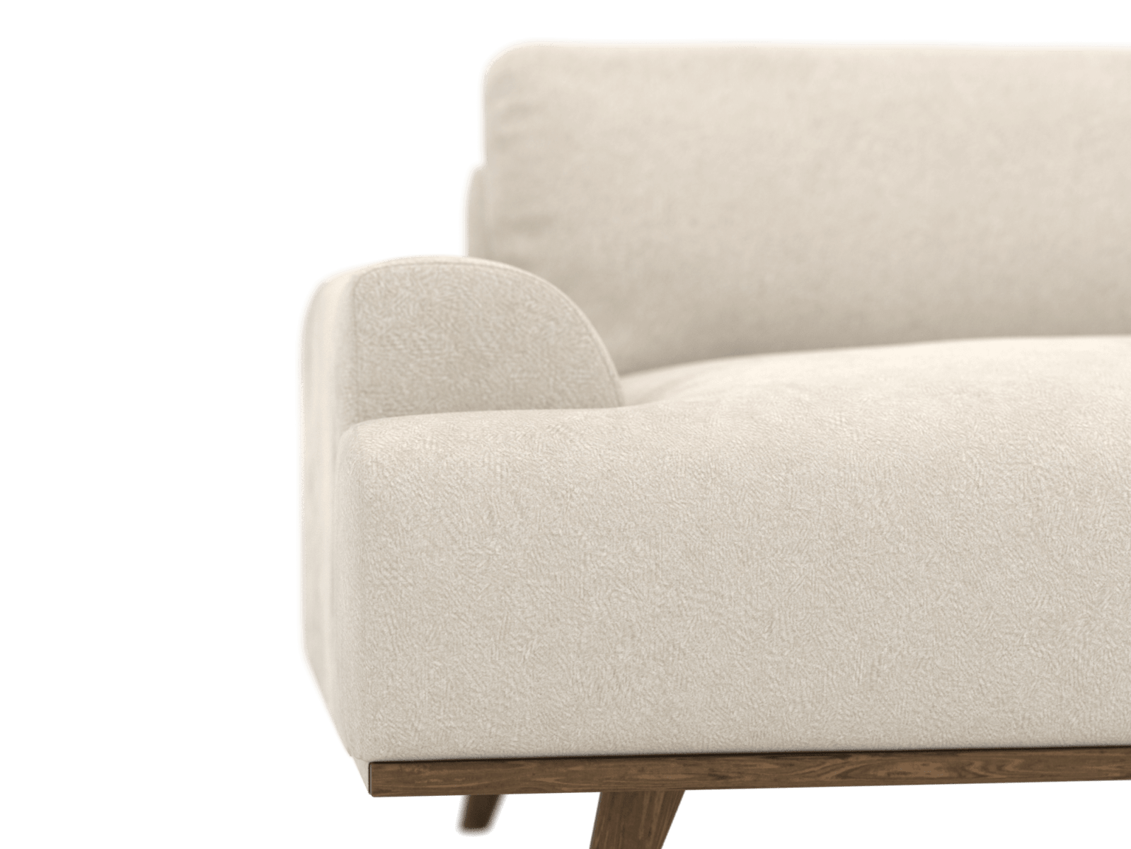 Dane Muse Flax Sofa - 3 Seater color Muse Flax