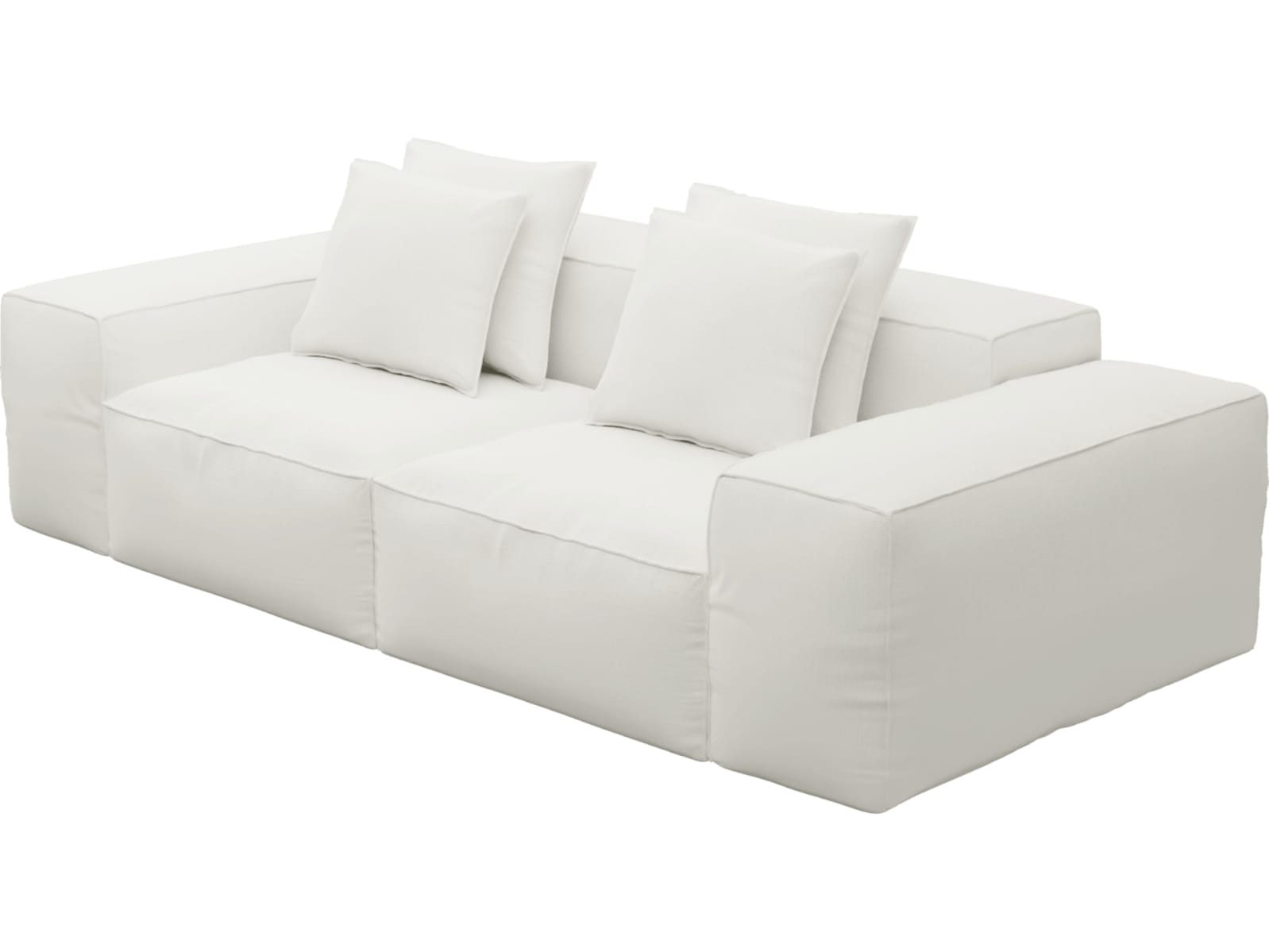 Riley Tribute Shell Modular Sofa - 2 Seater color Tribute Shell