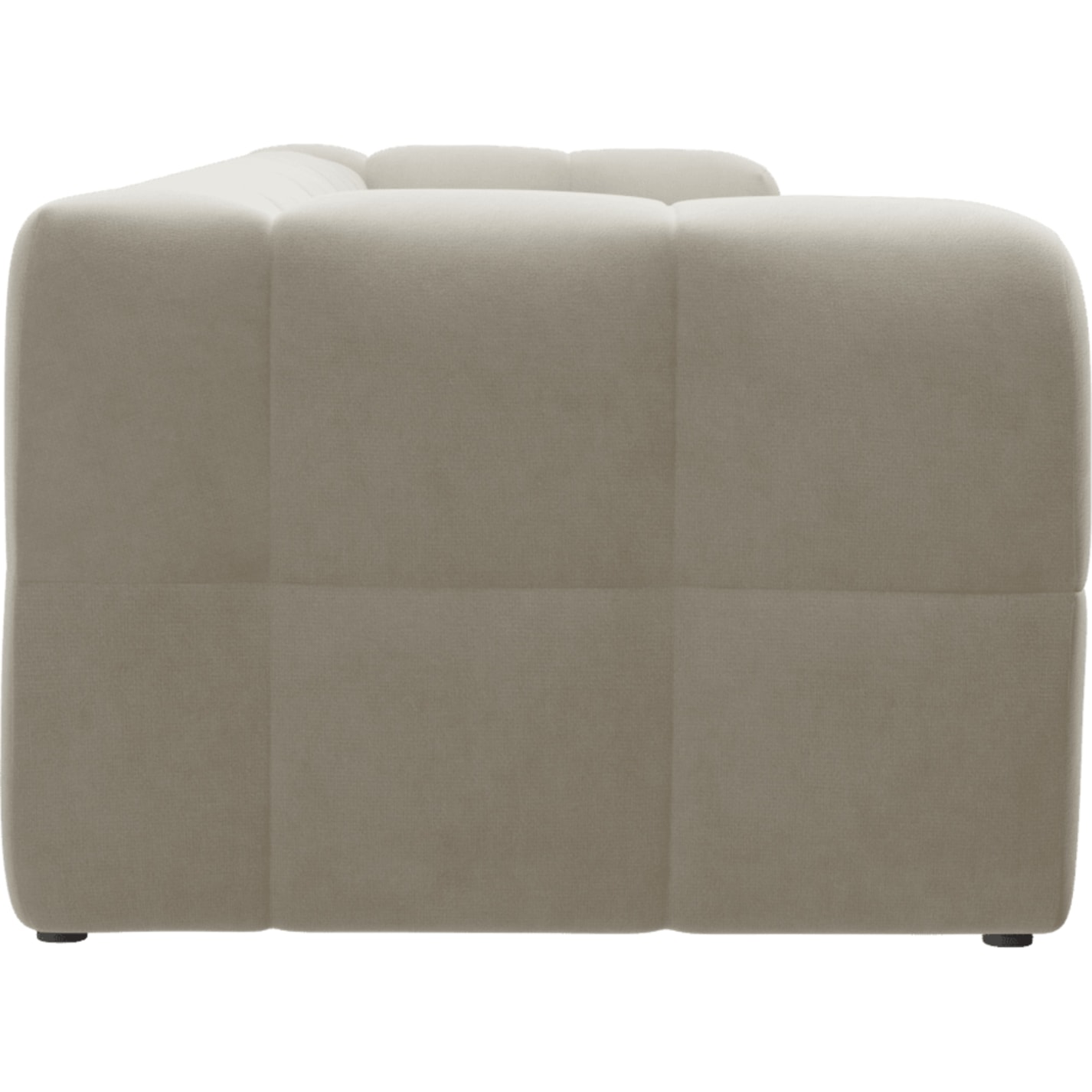 Lucello Muse Flax Modular Sofa - 4 Piece color Muse Flax