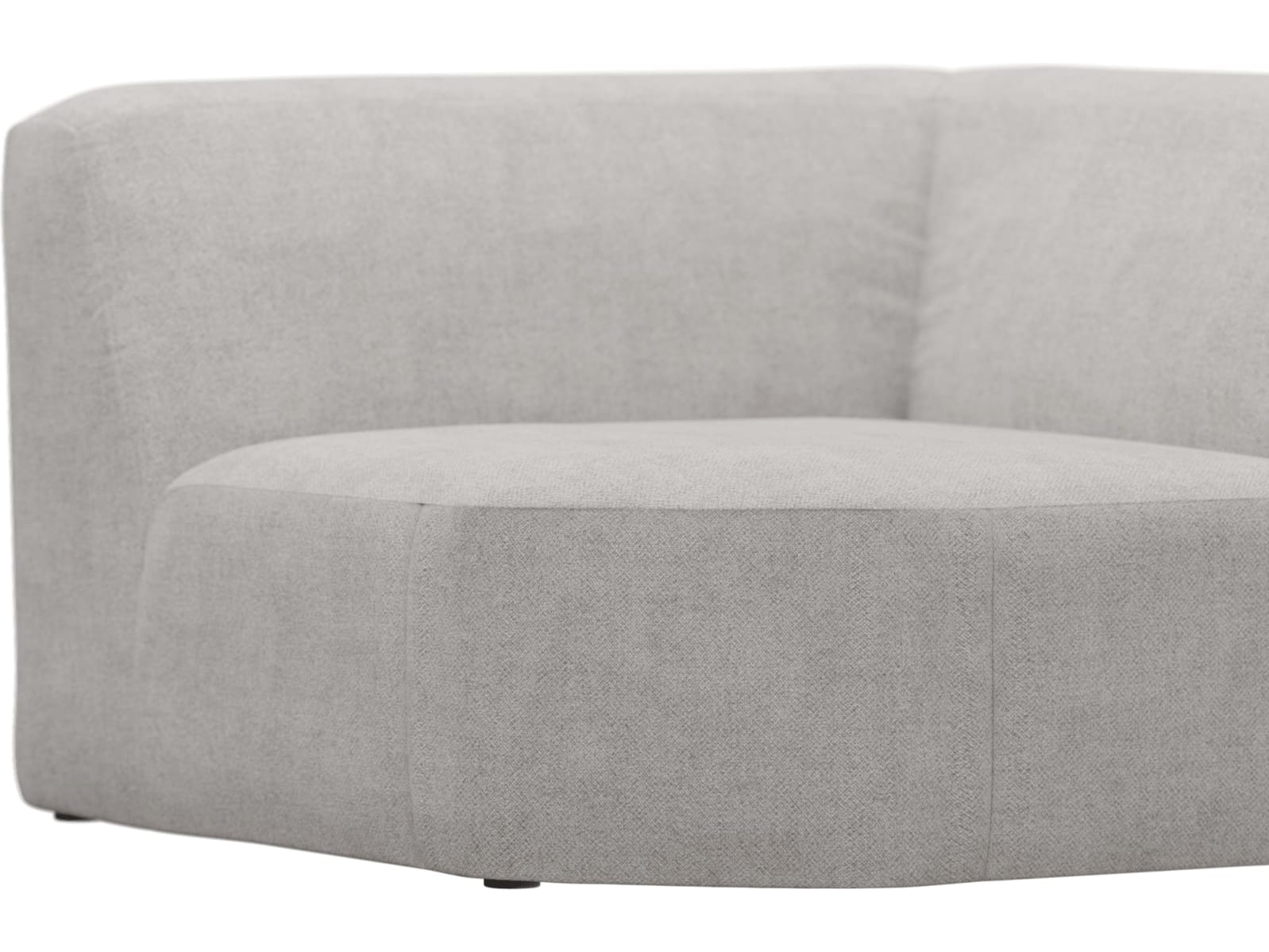 Copenhagen Avon Mineral Wedge Corner Chair Sofa Module color Avon Mineral