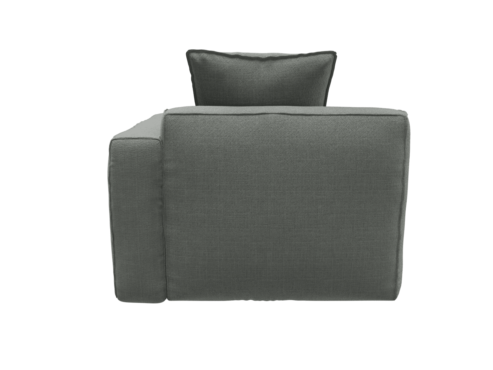 Riley Apt Tribute Storm Right Arm Facing Chair Module color Tribute Storm