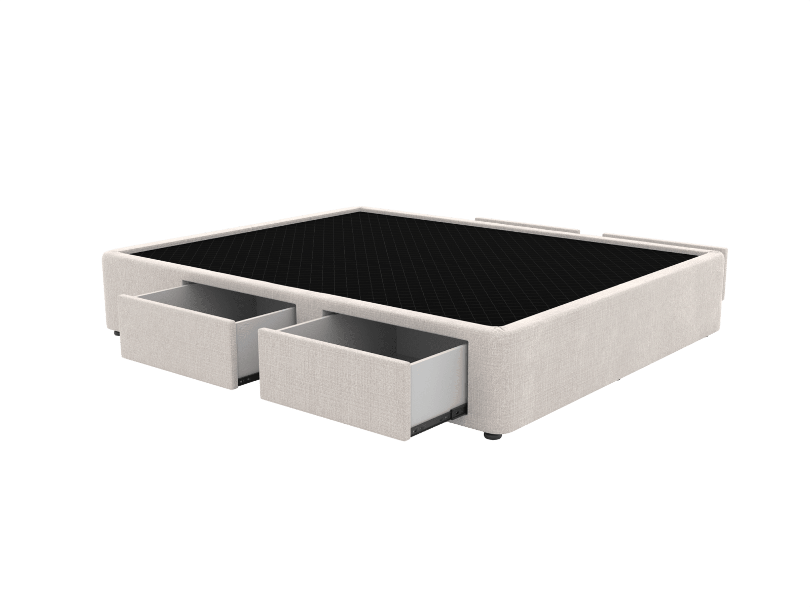 Zenith Storage Drawer Bed Base Toorak Pearl color Toorak Pearl