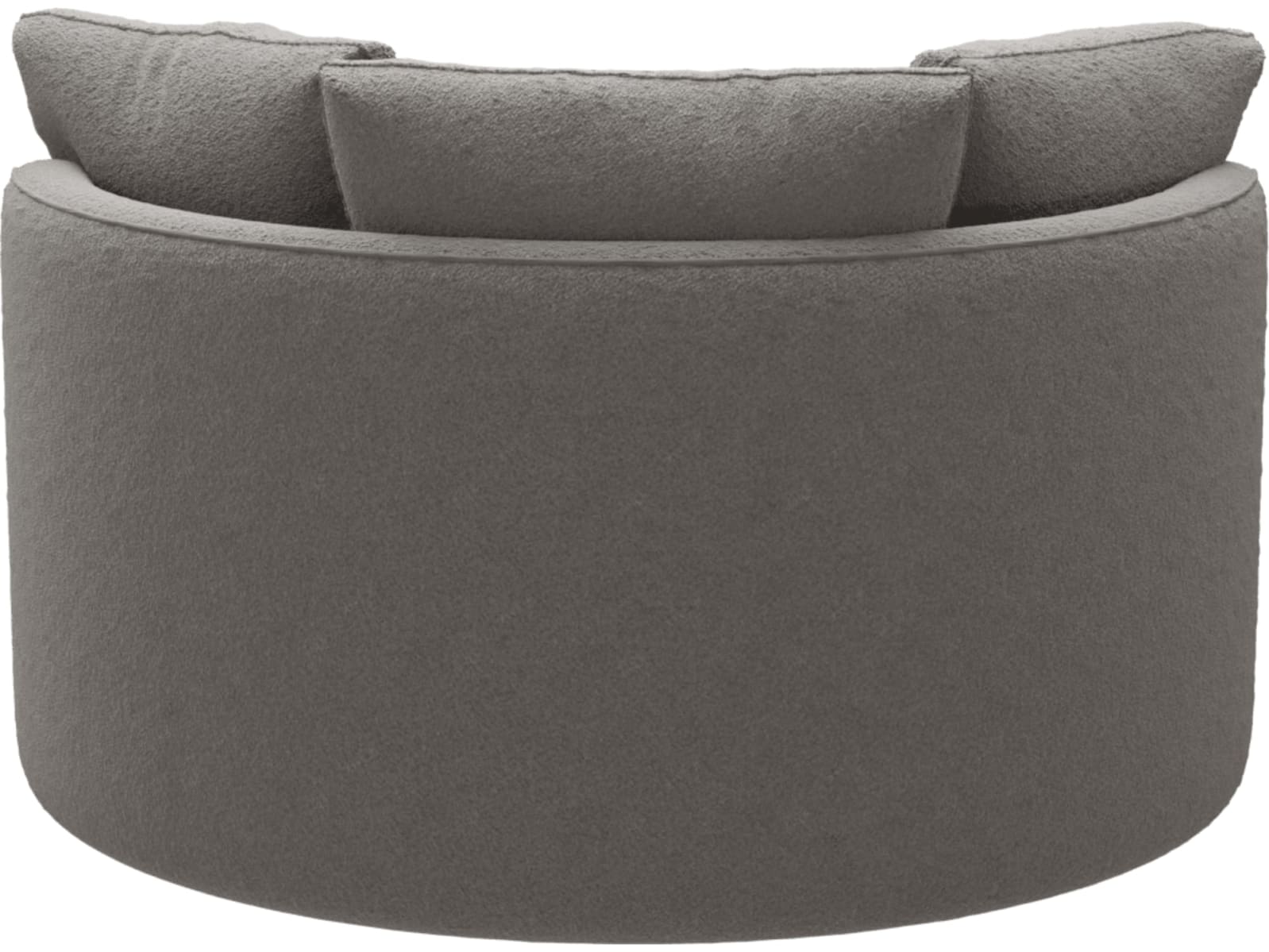 Adore Boucle Pumice Swivel Chair color Boucle Pumice
