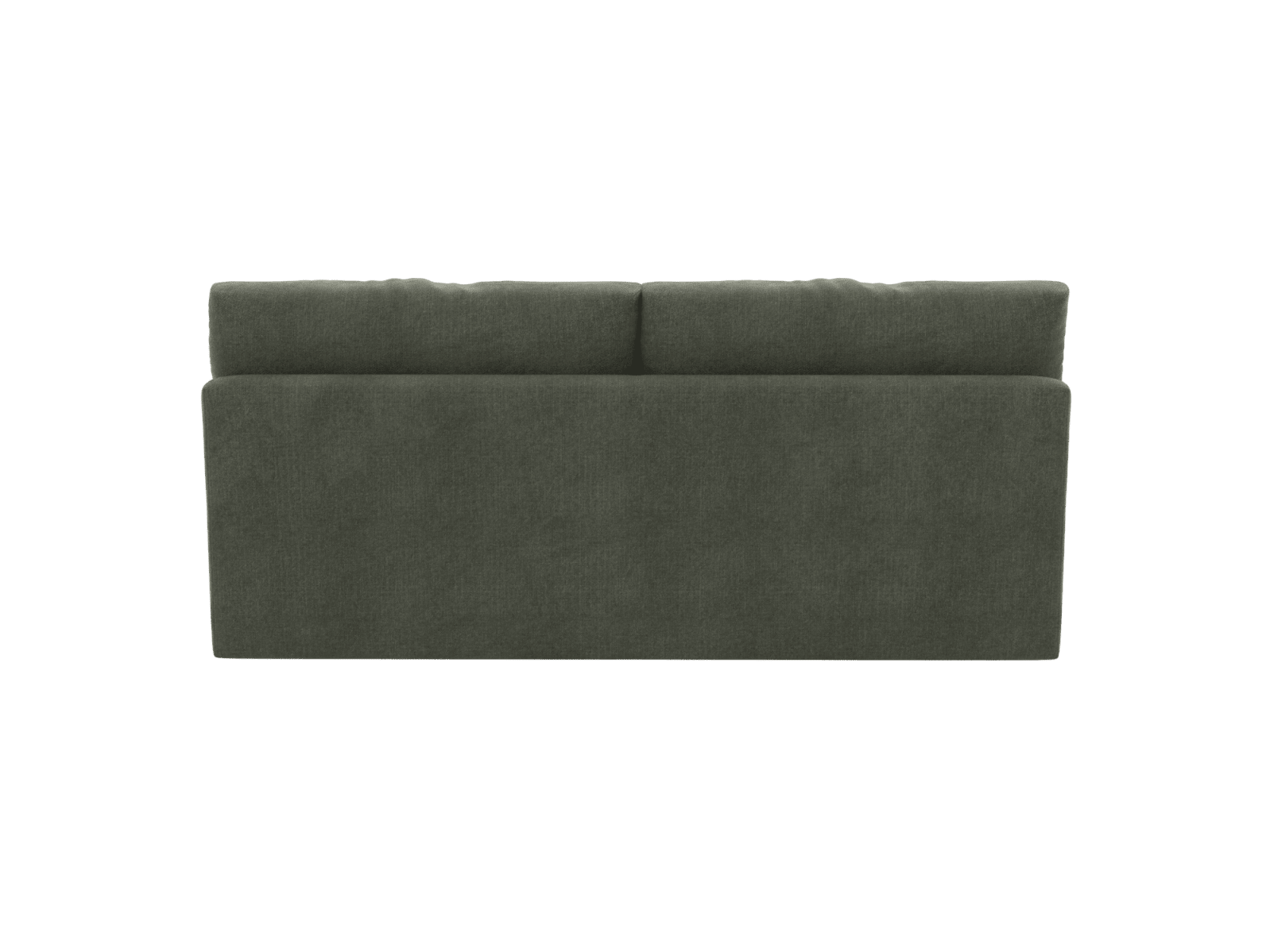 Haven Tribute Dark Jade 2 Seater Armless Sofa Module color Tribute Dark Jade