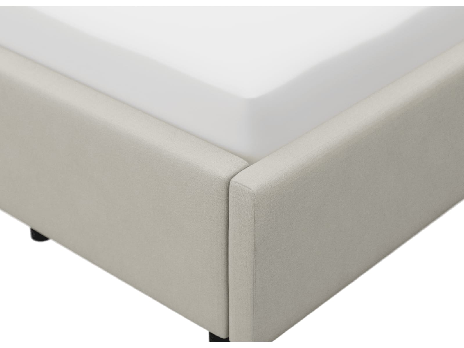 Aria California Ivory Right Drawer Storage Bed color California Ivory