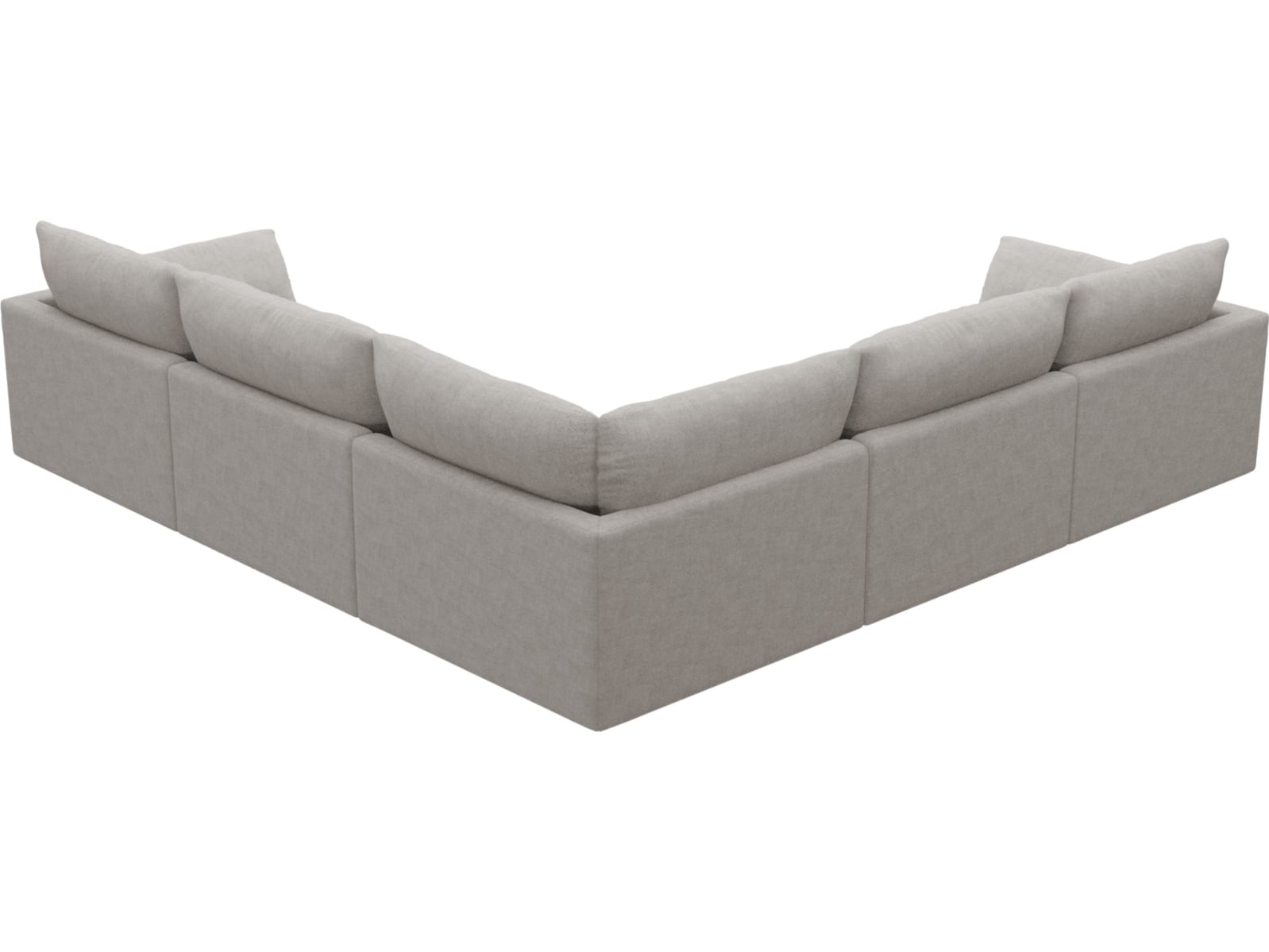 Willow Avon Mineral Corner Sofa - 5 Seater color Avon Mineral