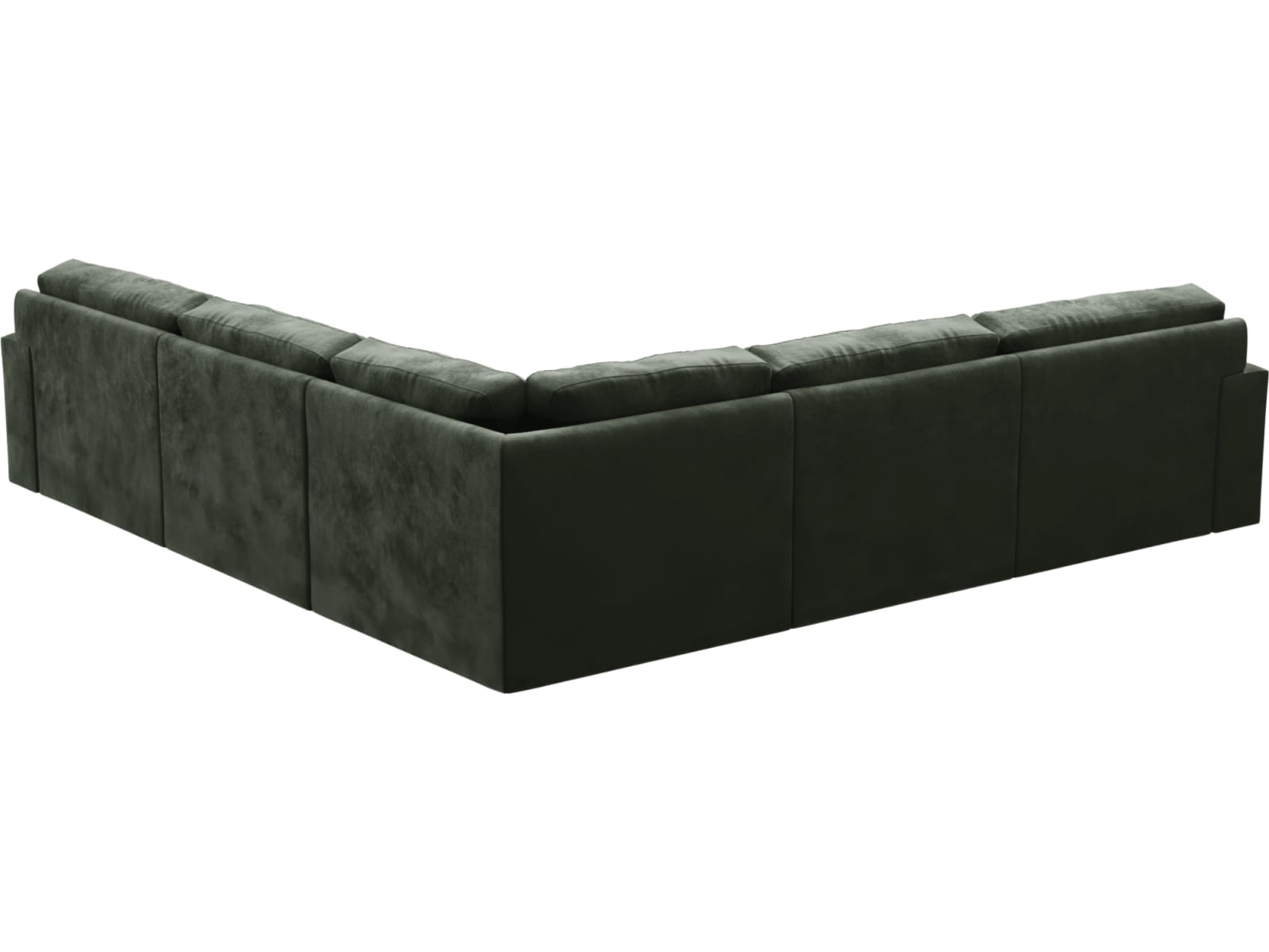 Monica Muse Forest Corner Sofa - 5 Seater color Muse Forest