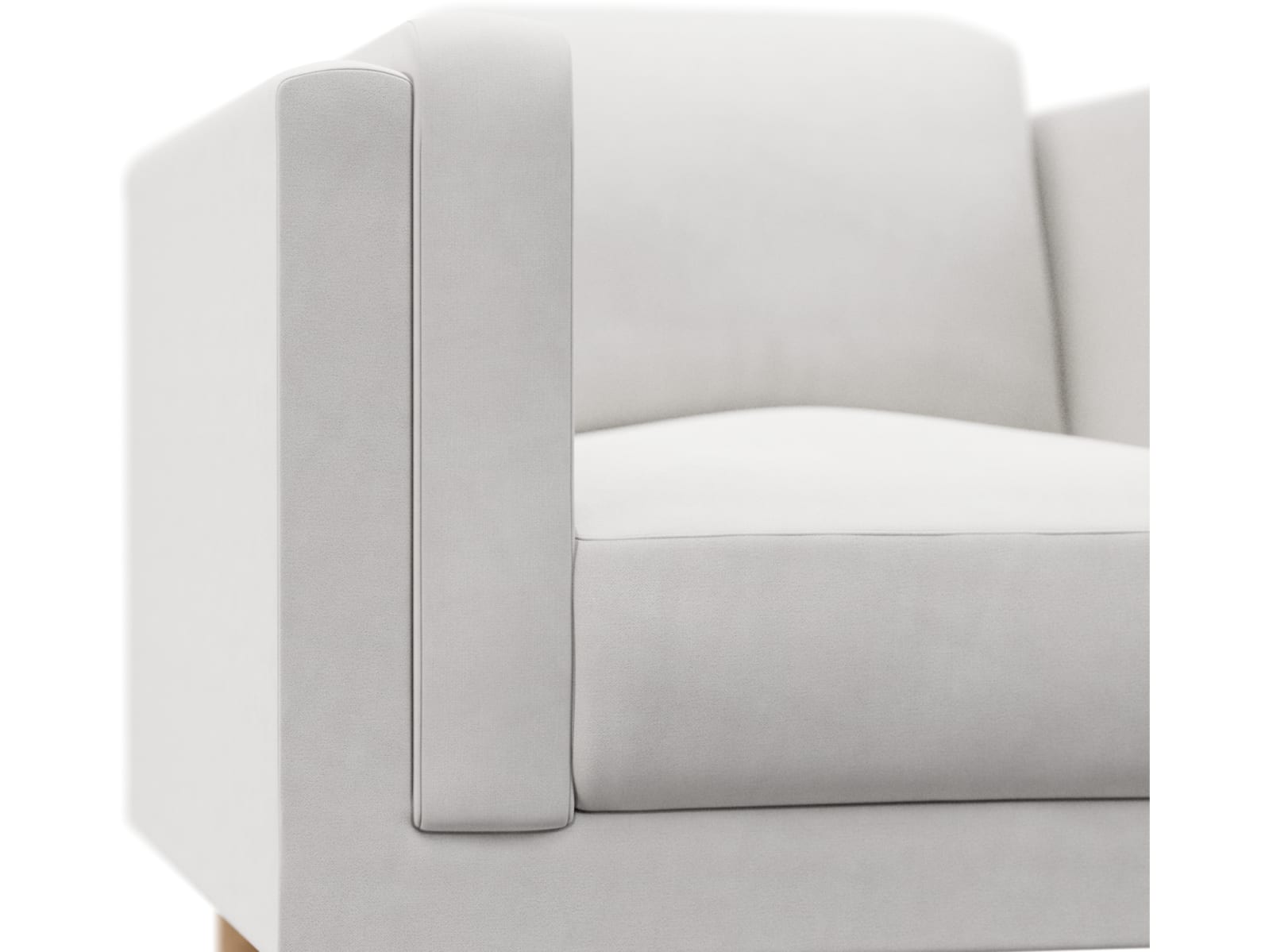 Hayes Muse Frost Armchair color Muse Frost