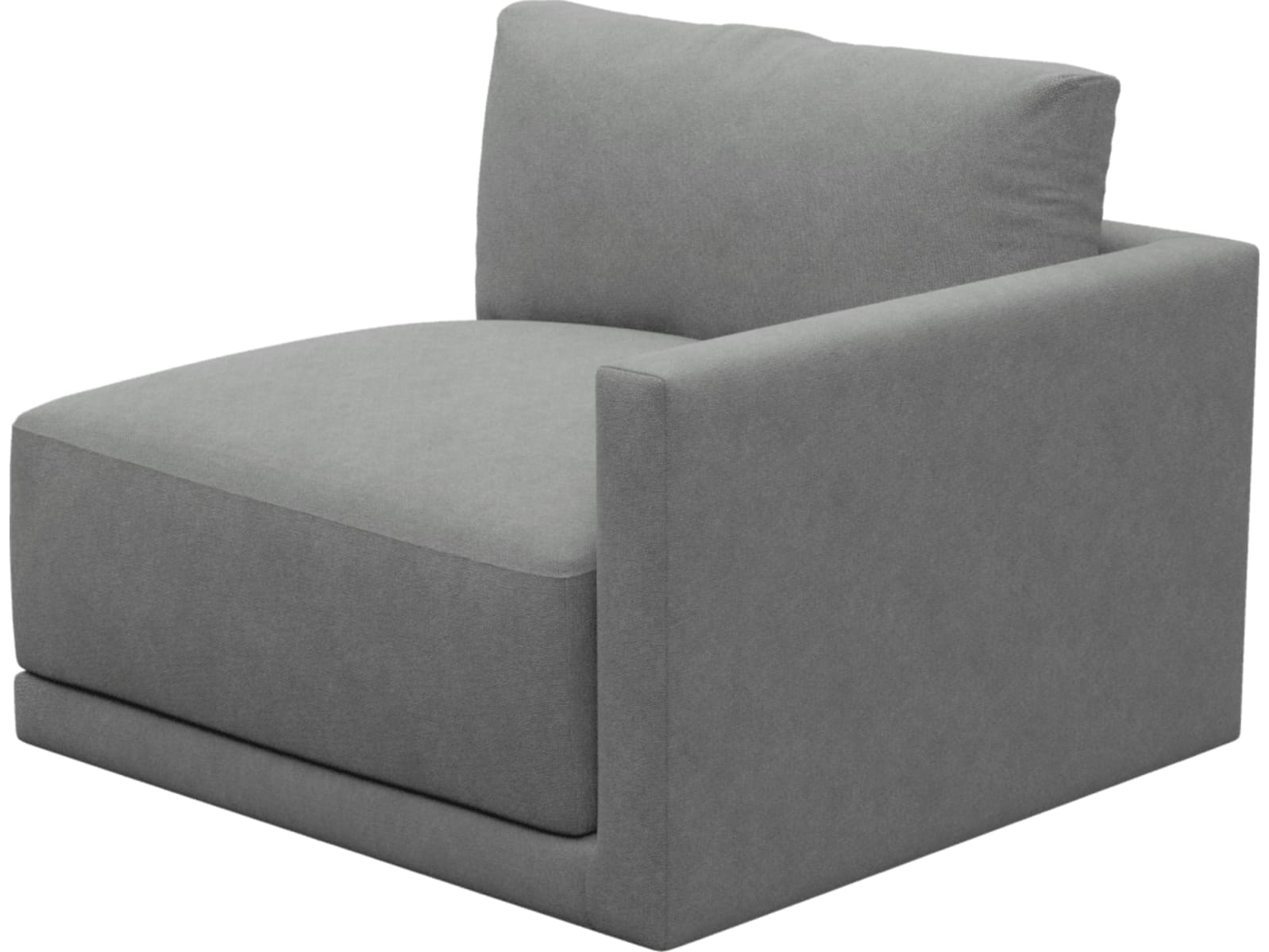 Haven Maya Flint Right Arm Facing Chair Sofa Module color Maya Flint