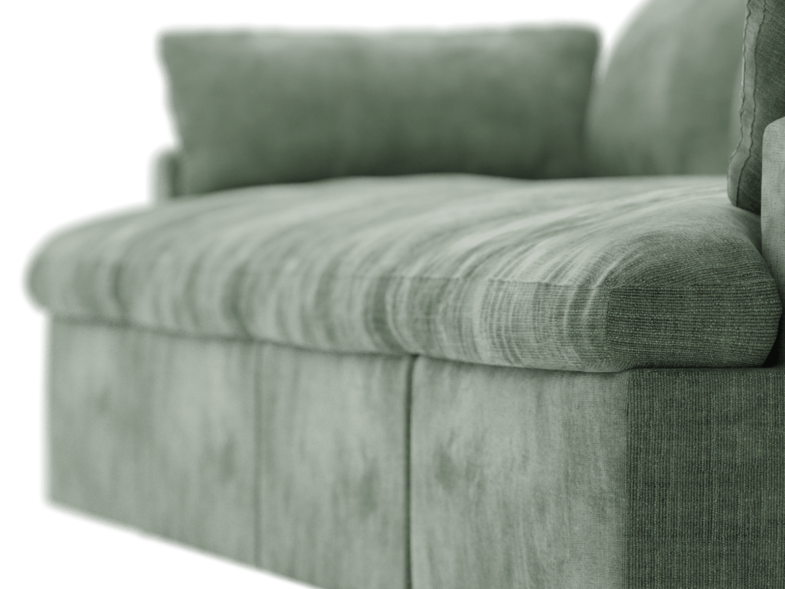 Retreat Tribute Dark Jade Modular Sofa - 4 Piece color Tribute Dark Jade