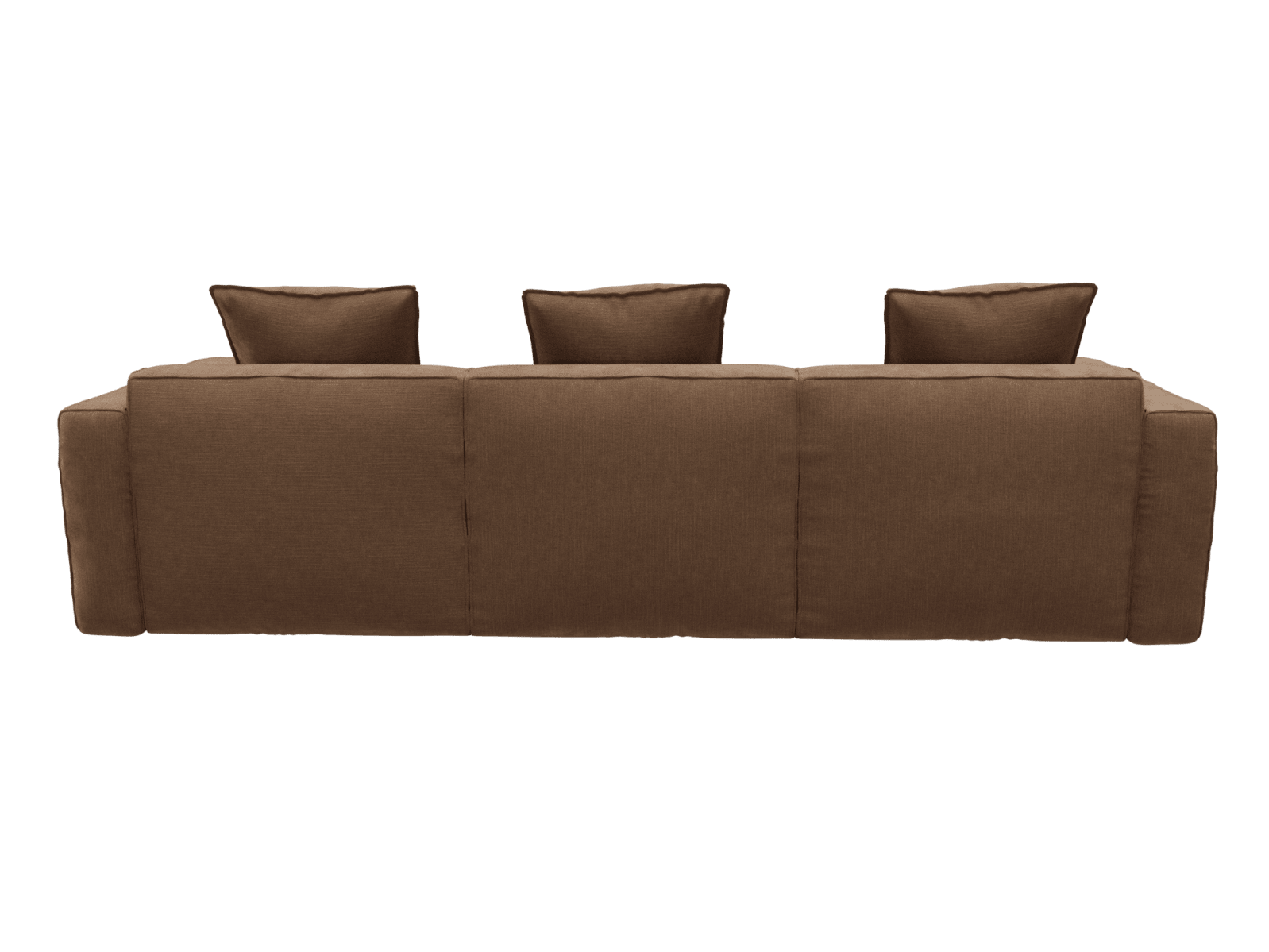 Riley Apt Tribute Chestnut Sofa - 3 Seater Chaise color Tribute Chestnut