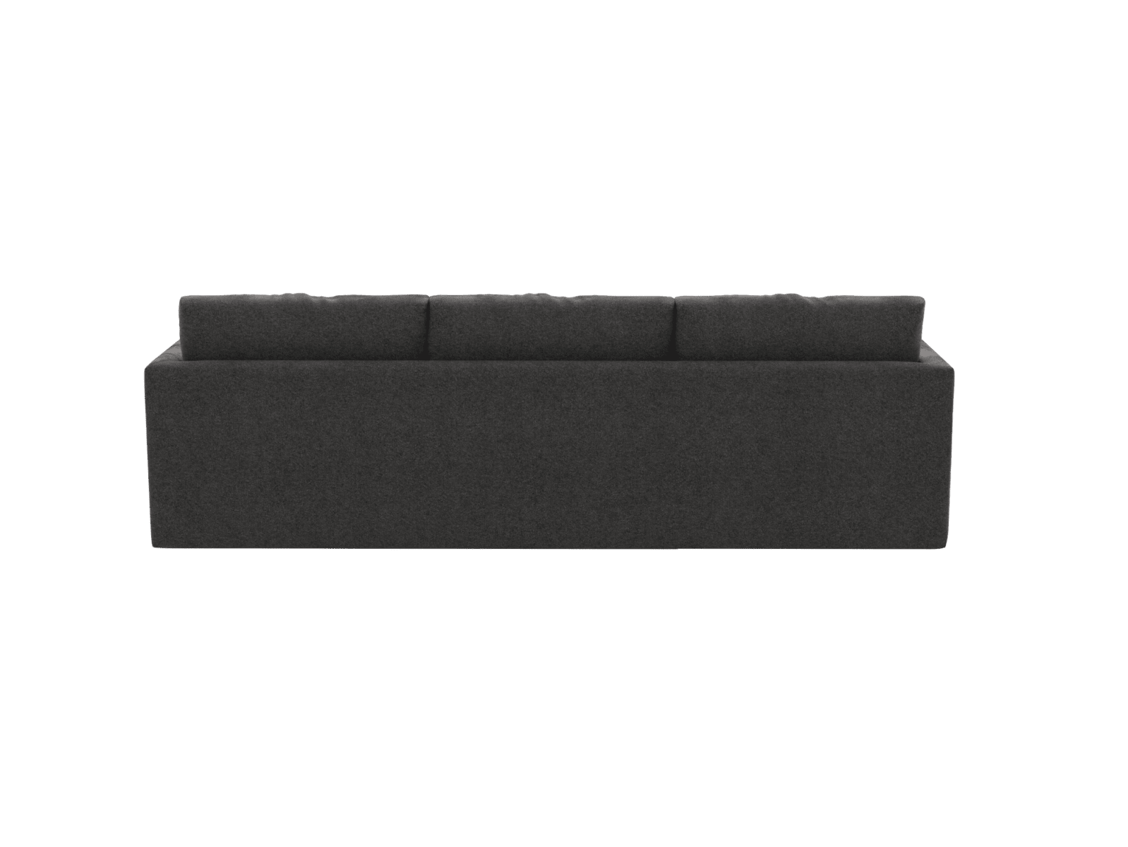 Haven California Charcoal 3 Seater Chaise Sofa color California Charcoal