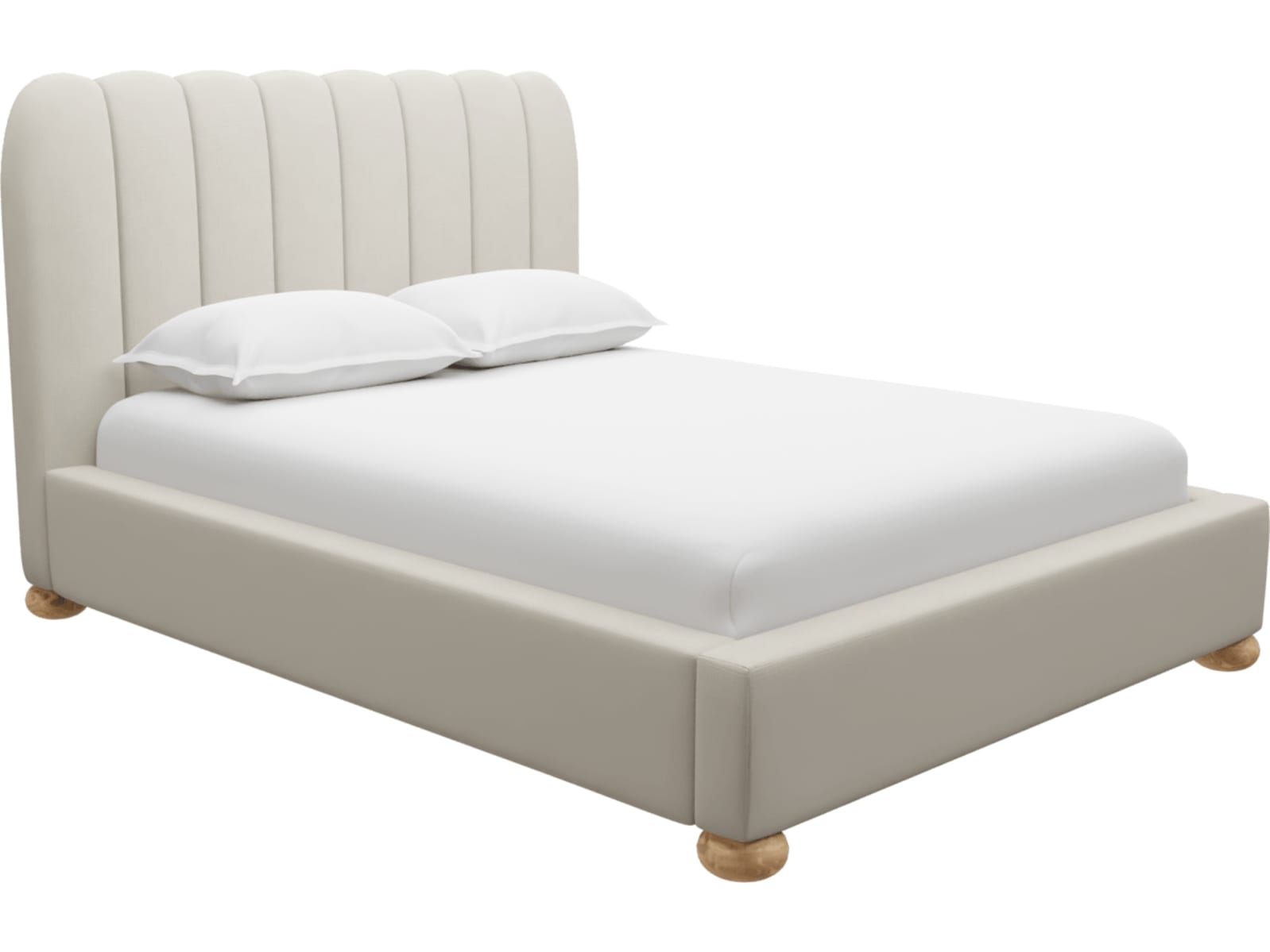 Maeve Bed Toorak Pearl color Toorak Pearl