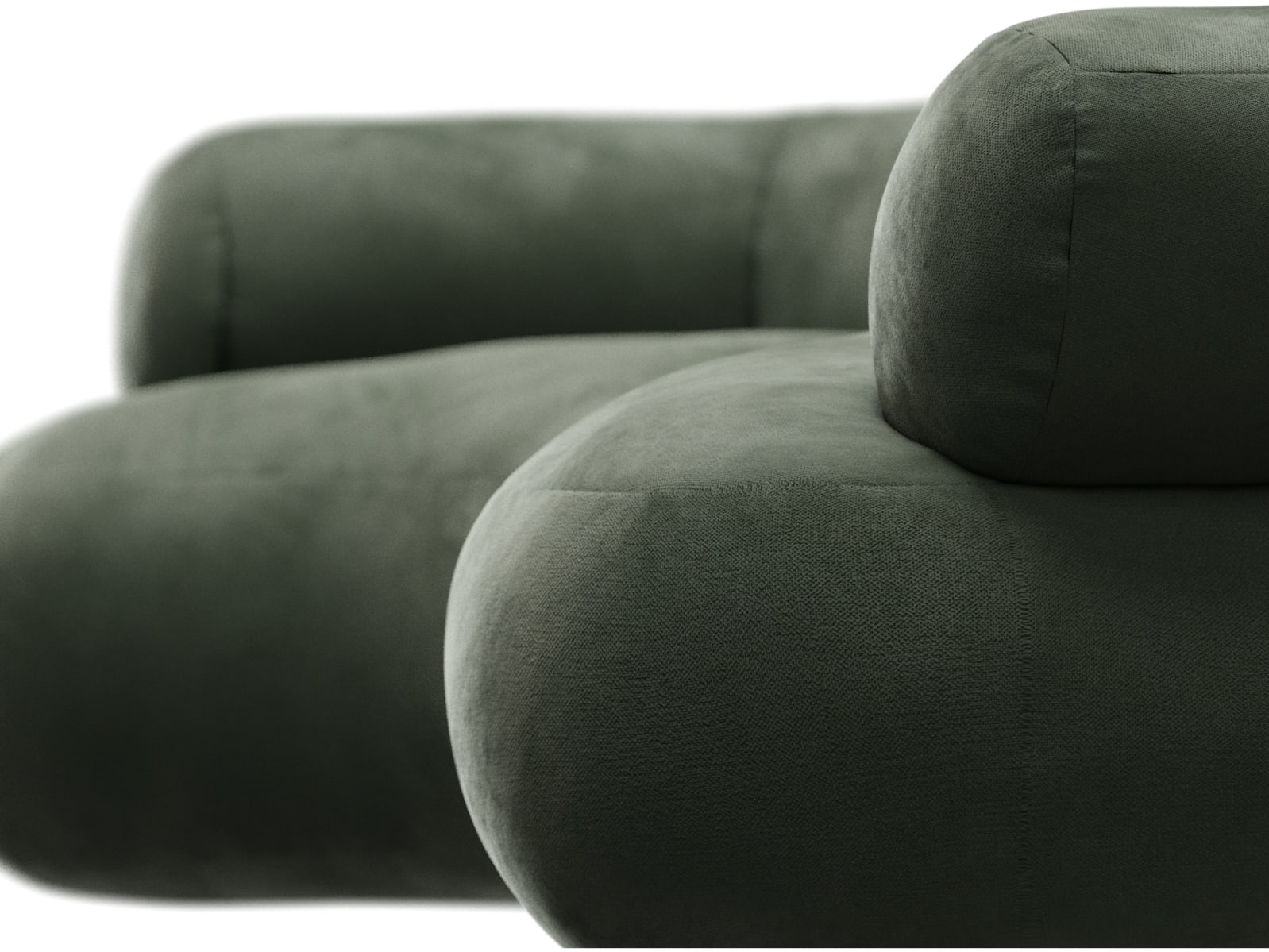 Colette Muse Forest Sofa - 3 Seater color Muse Forest
