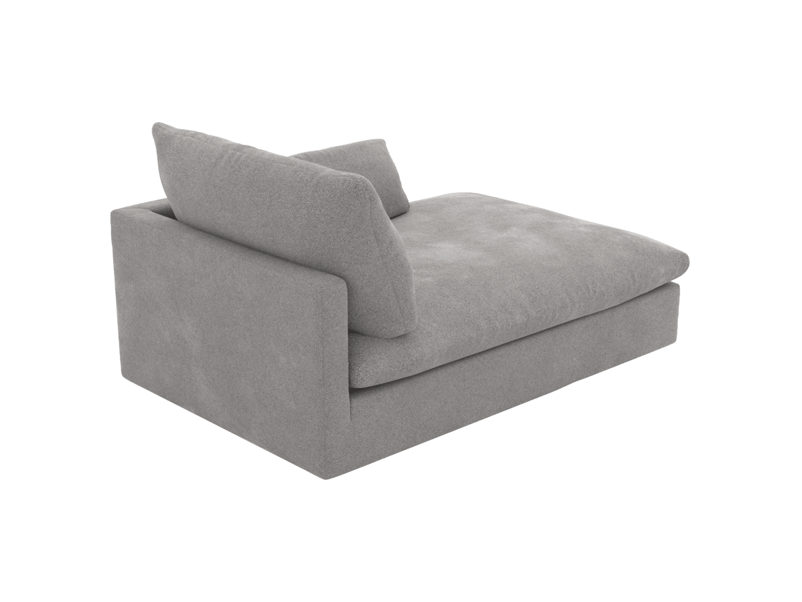 Willow Toorak Pebble Chaise Right Arm Facing Sofa Module color Toorak Pebble