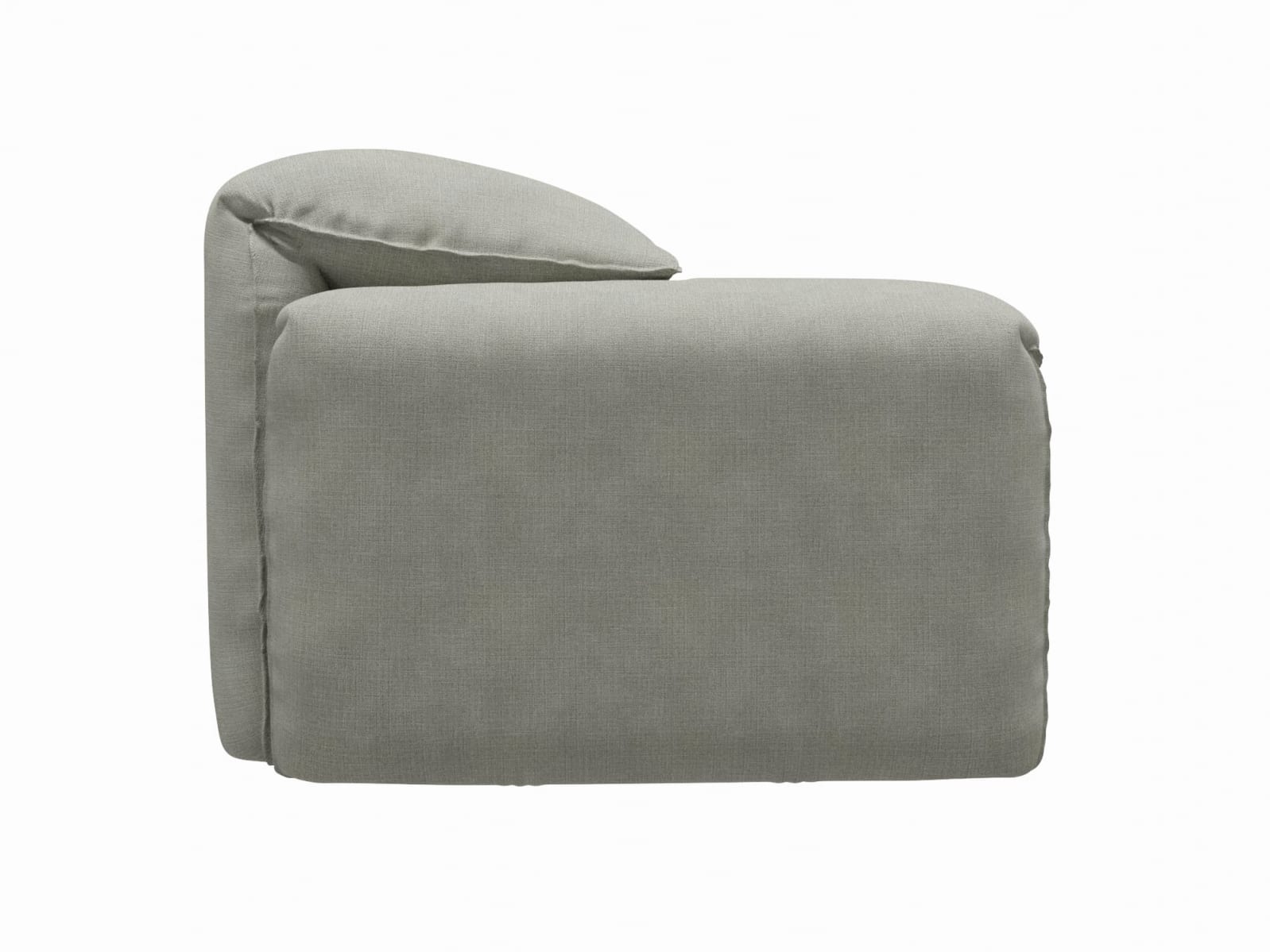 Clarence Toorak Pebble 2 Seat Left Arm Facing Sofa Module color Toorak Pebble