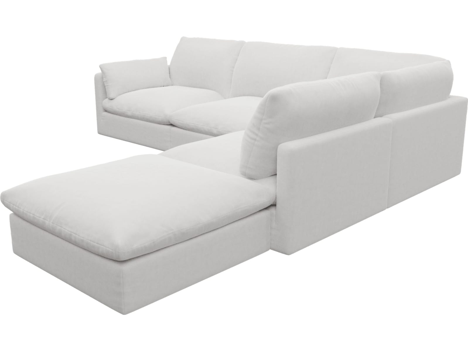 Willow Muse Frost Modular Sofa - 5 Seater RAF Terminal color Muse Frost