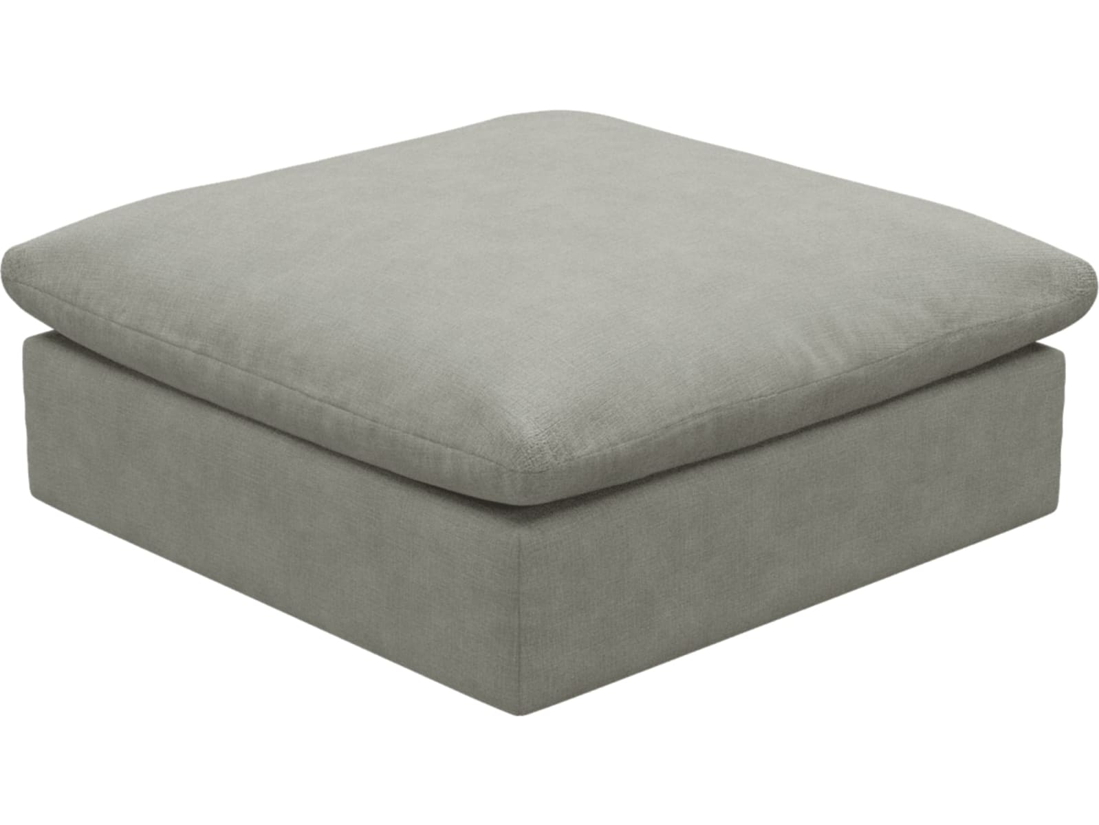 Willow Toorak Pebble Ottoman color Toorak Pebble