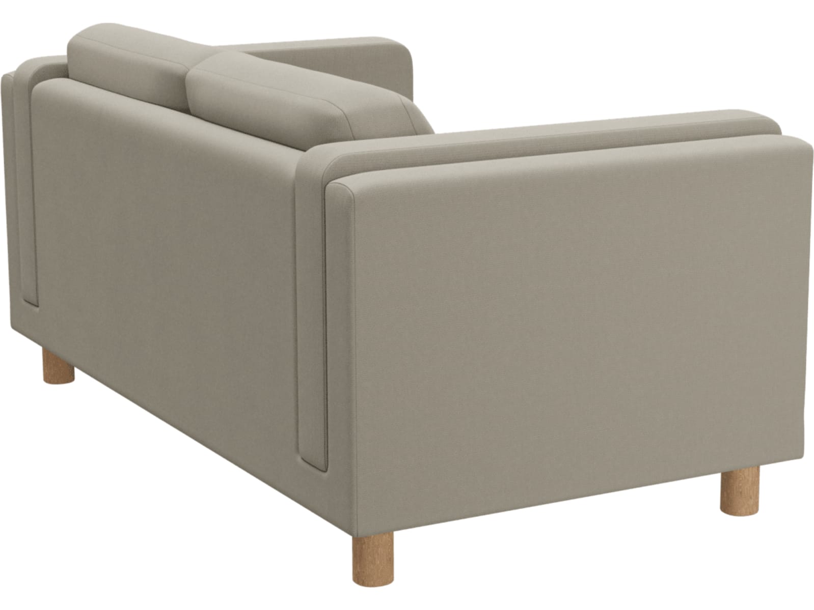Hayes Plaza Natural Sofa - 2 Seater color Plaza Natural