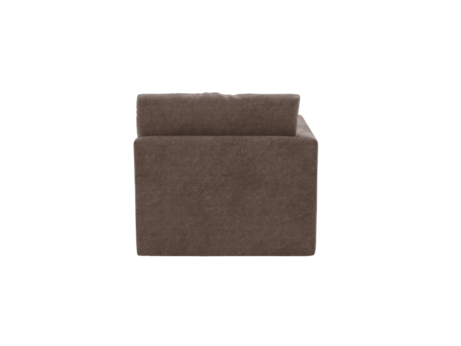 Haven Muse Mink Left Arm Facing Chaise Sofa Module color Muse Mink