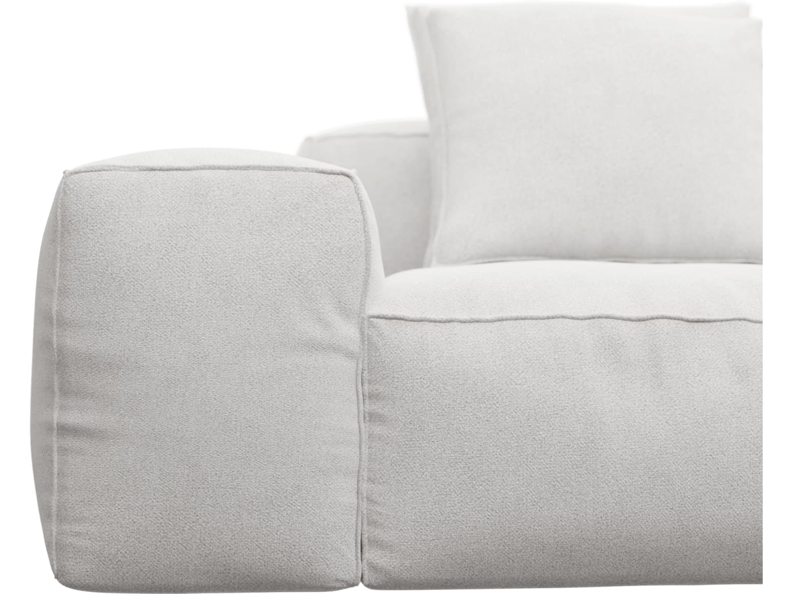 Riley Noa Fog Modular Sofa - 1x Arm, 2x Armless, 1x Right Terminal color Noa Fog