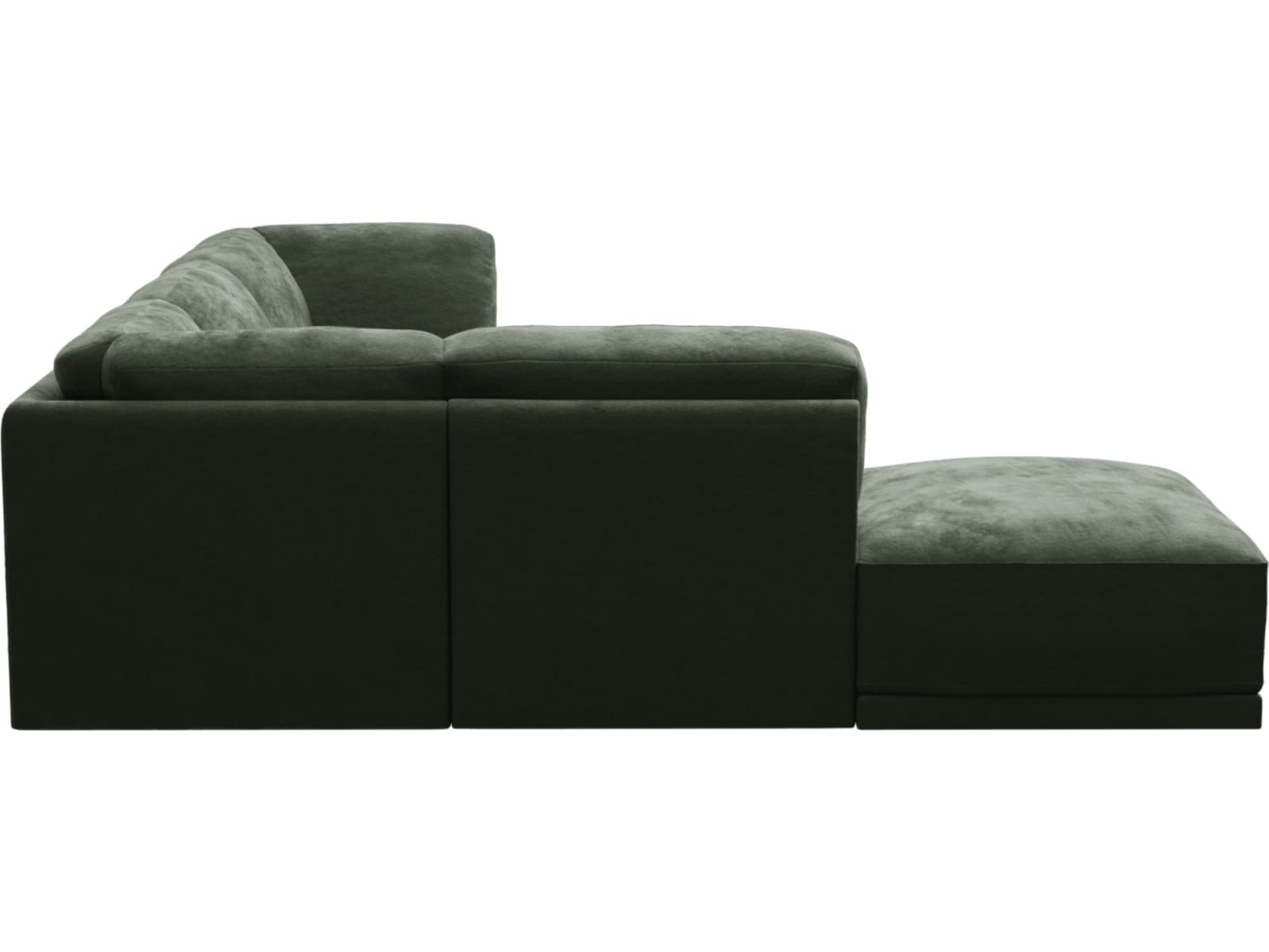 Emily Modular Sofa Muse Forest - 5 Piece color Muse Forest