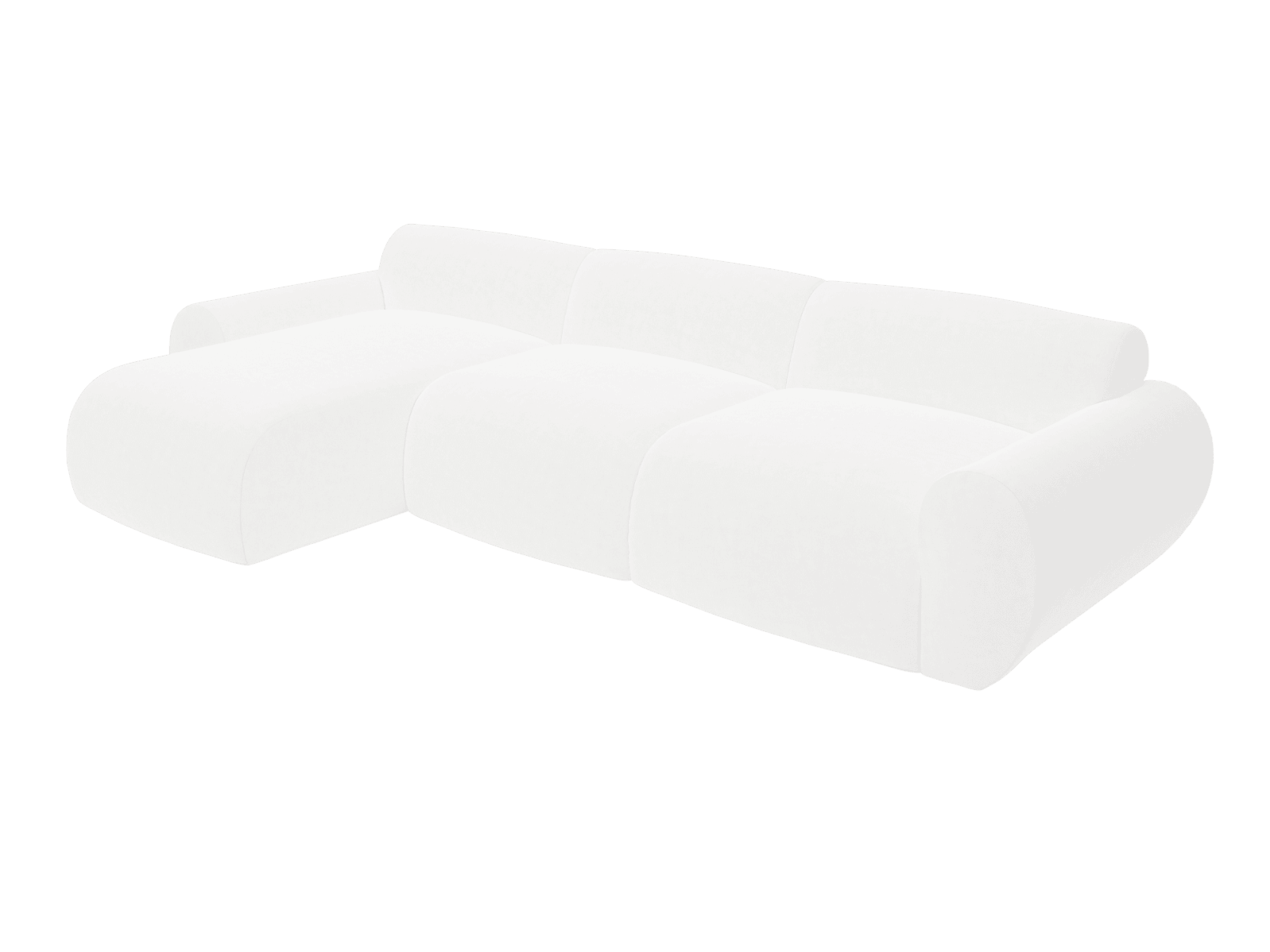 Malmo Muse Frost Chaise Sofa - 3 Seater color Muse Frost